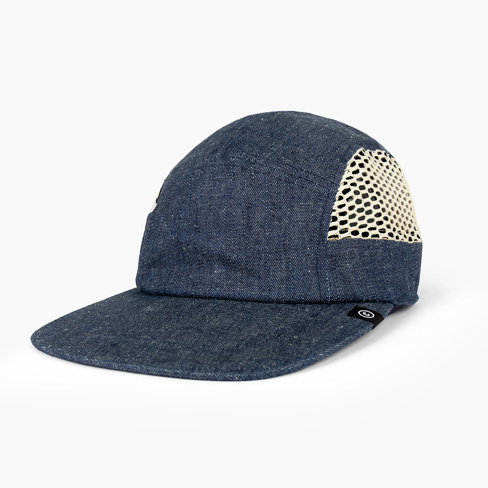 ciele-gocap-long-brim-denim-laufcap-indigo image 1