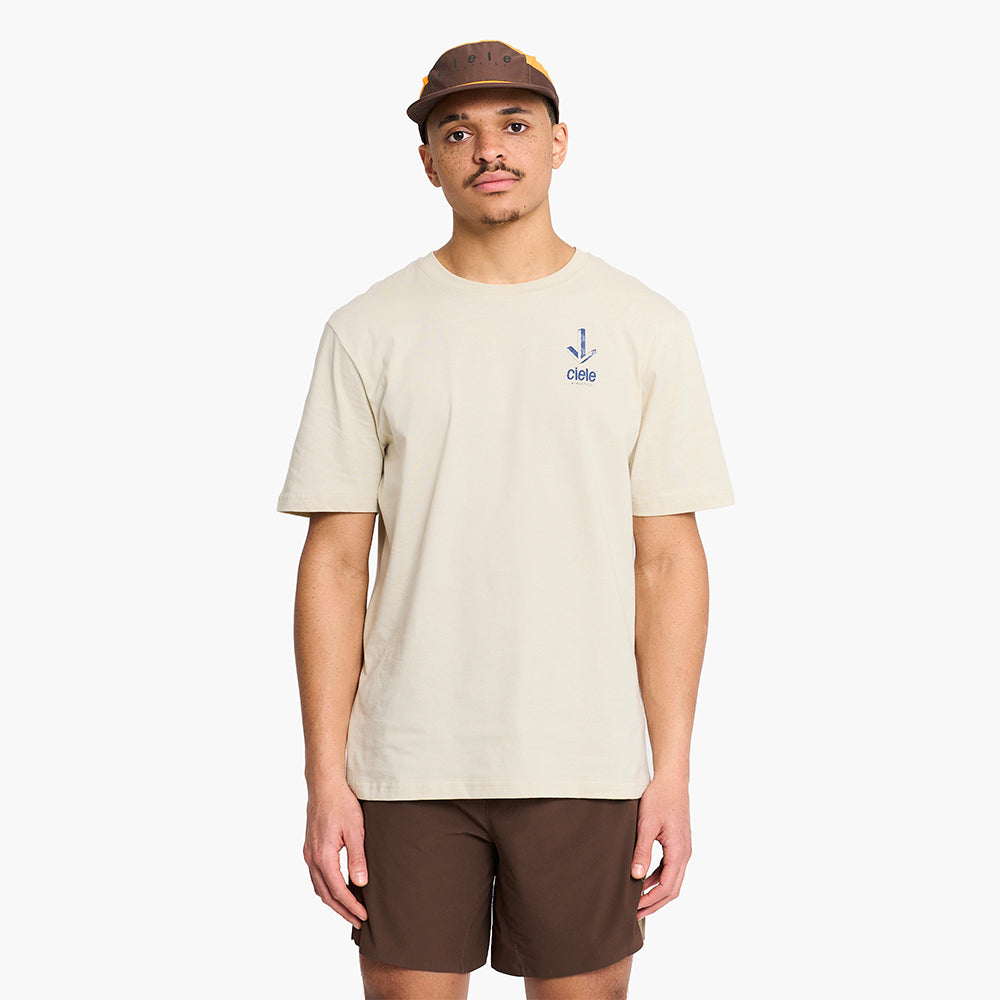 ciele-ortshirt-cafe-almond-t-shirt-beige-unisex-recycelte-baumwolle image 2