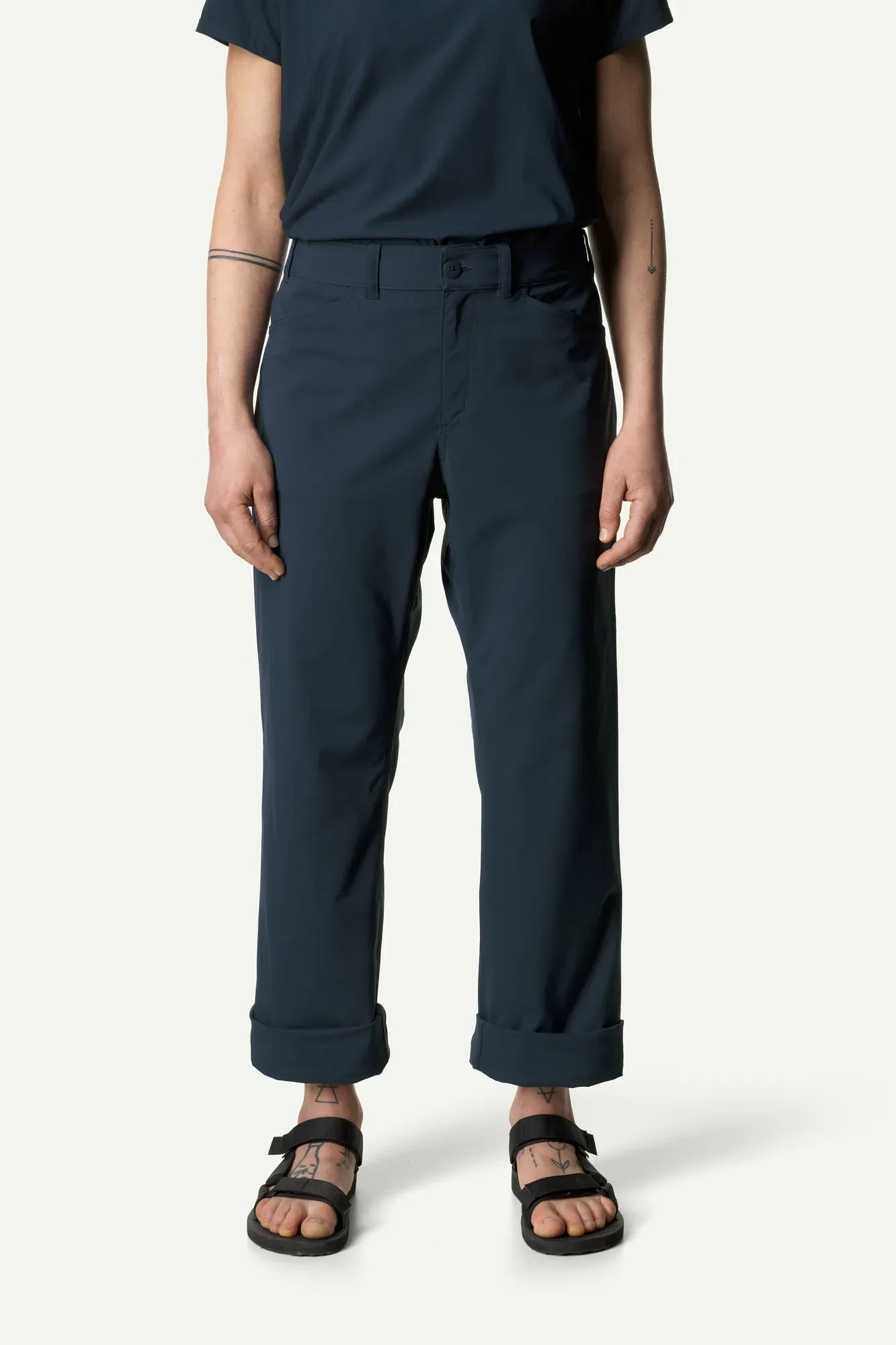 houdini-dock-pants-damen-outdoorhose-blue-illusion-robust image 4
