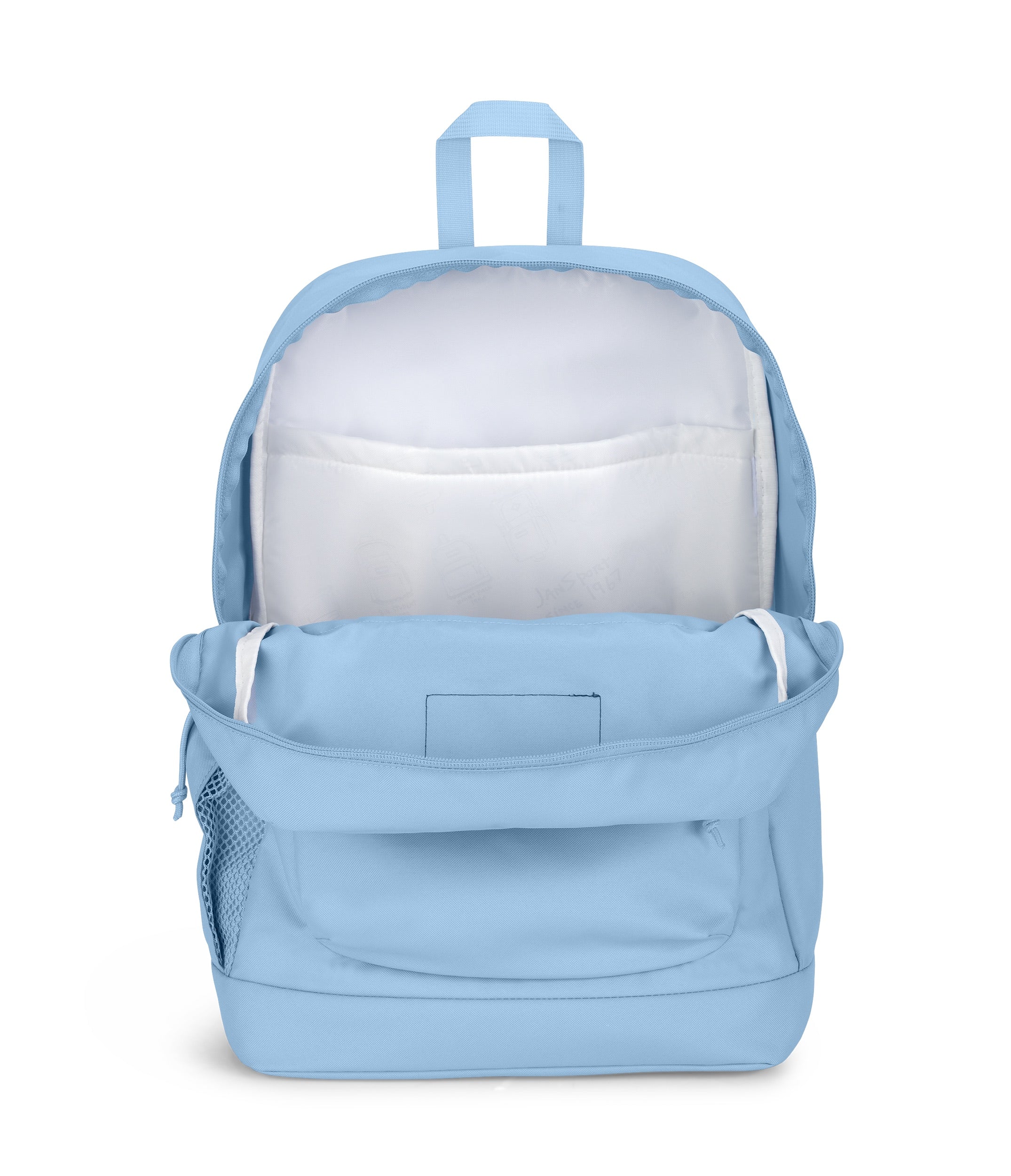 jansport-cross-town-plus-rucksack-blue-dusk-laptop image 3