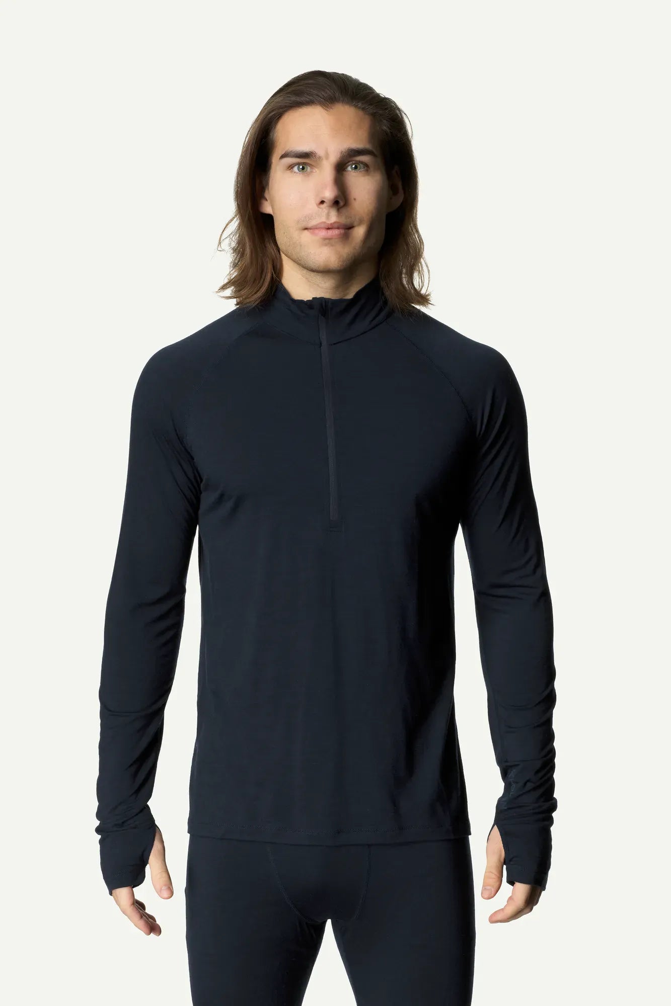 houdini-desoli-m-s-desoli-light-half-zip-true-black-merino image 1