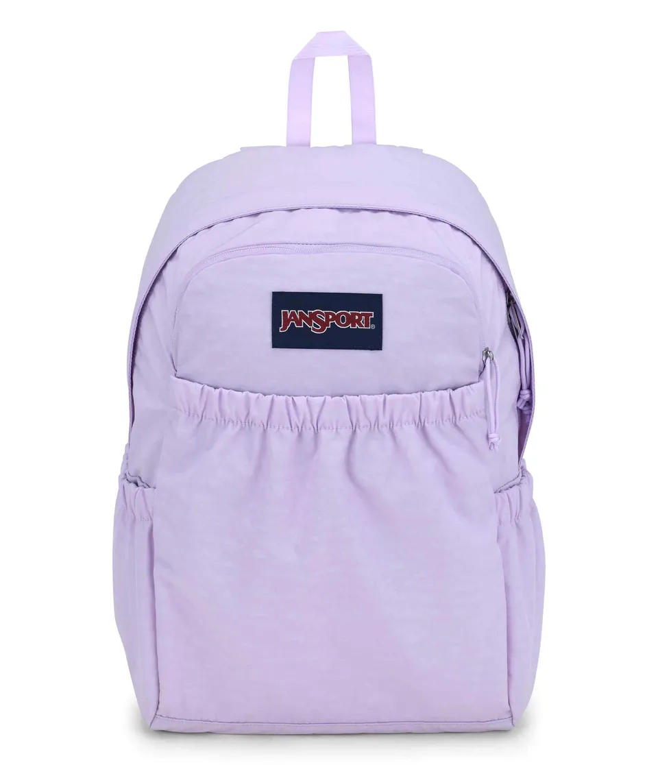 jansport-slouch-pack-rucksack-pastel-lilac-gepolstert image 1