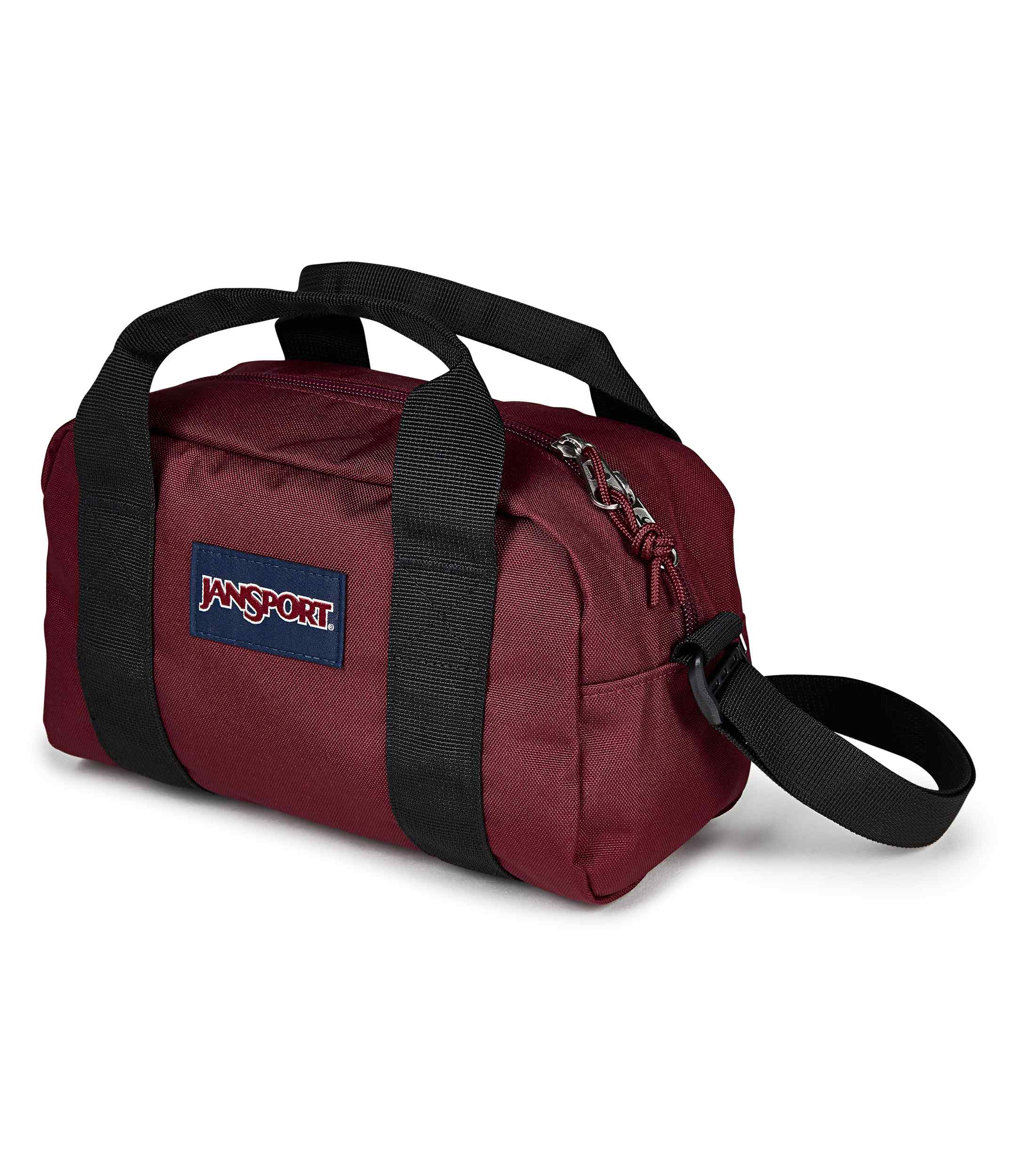 jansport-weekender-mini-duffle-reisetasche-cherry-lacquer-klein image 2