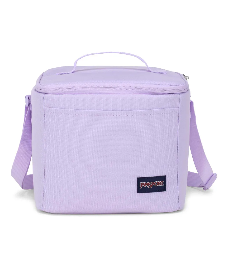 jansport-super-snack-lunchtasche-pastel-lilac-isoliert image 1