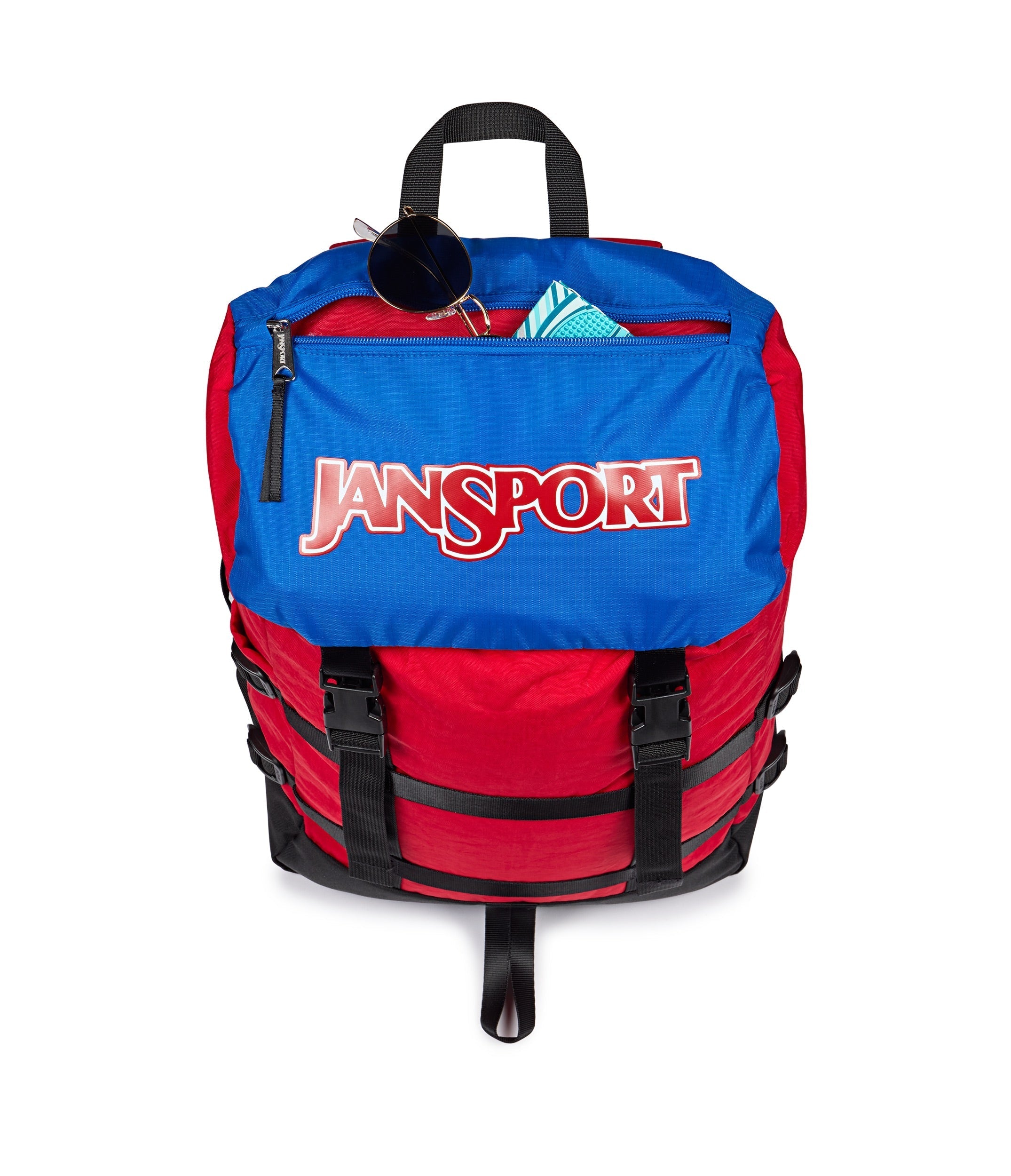 jansport-skip-pack-rucksack-red-tape-mit-laptopfach image 6
