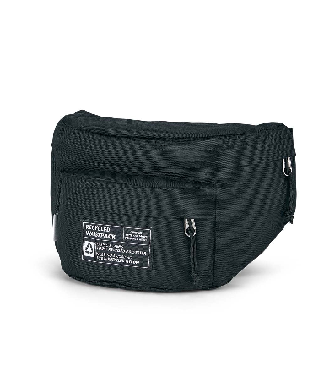 jansport-recycled-waistpack-bauchtasche-schwarz-recycelt image 1