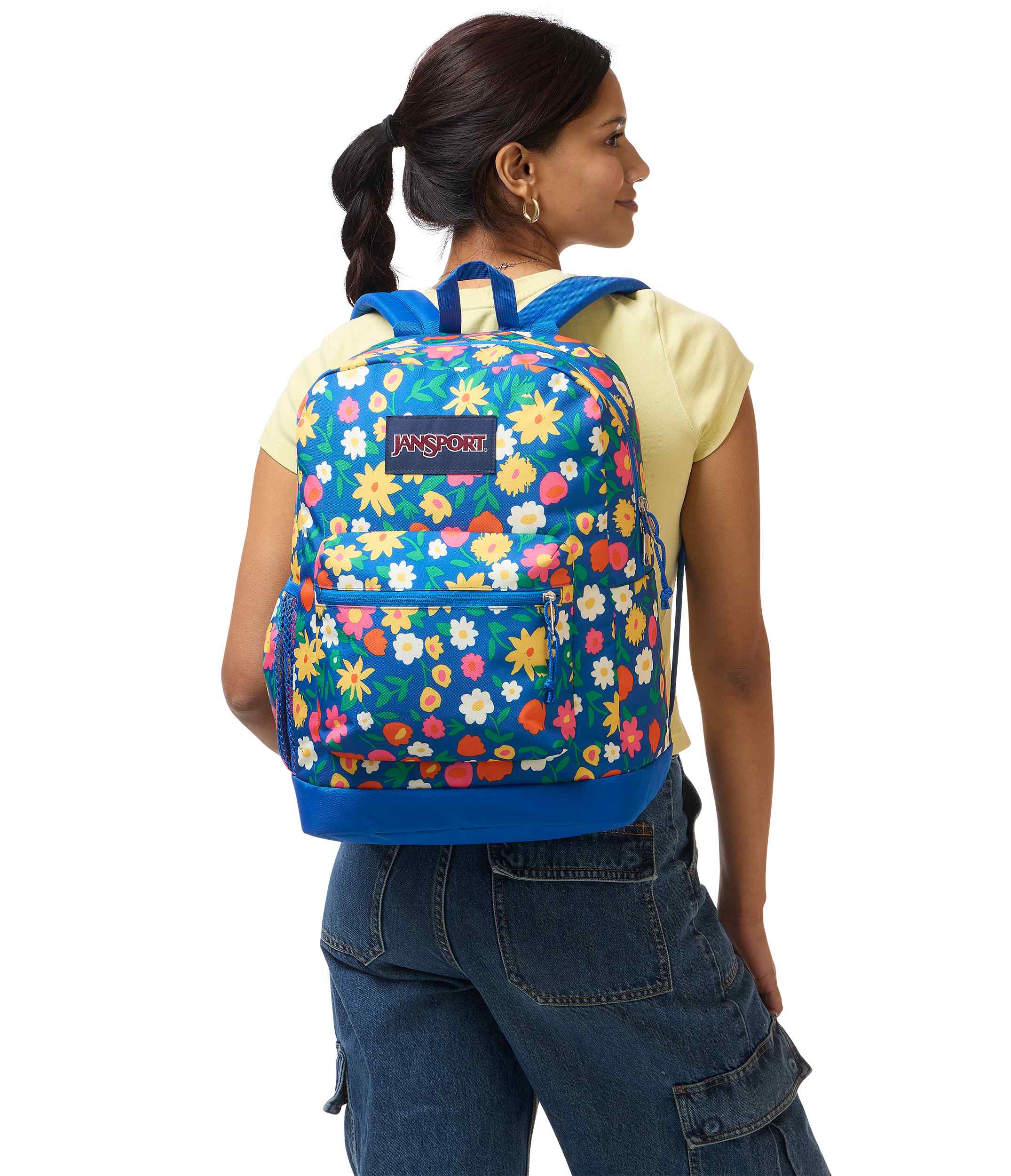 jansport-cross-town-plus-rucksack-flower-market-mit-laptopfach image 8