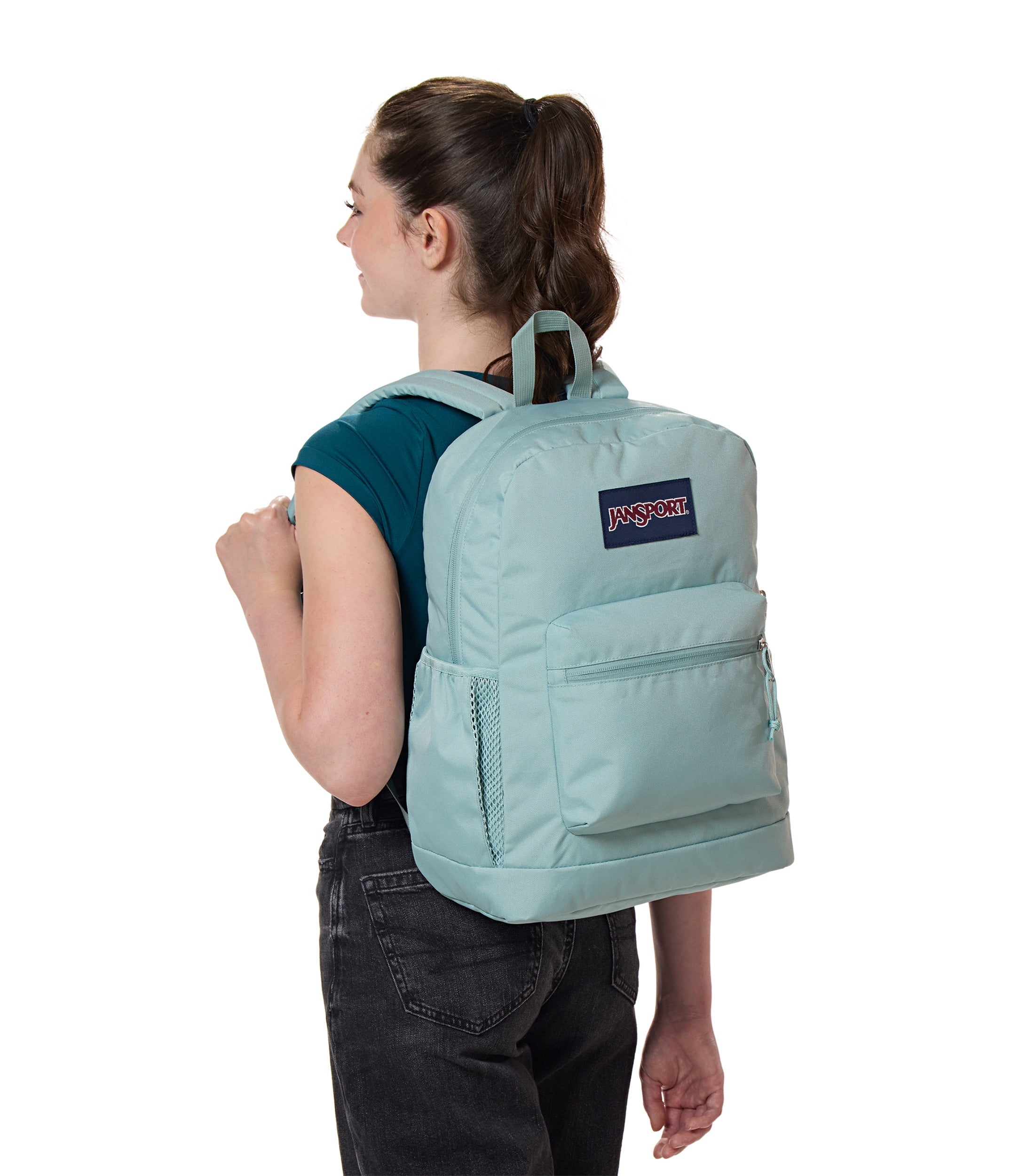 jansport-cross-town-plus-rucksack-faded-sage-laptopfach image 7
