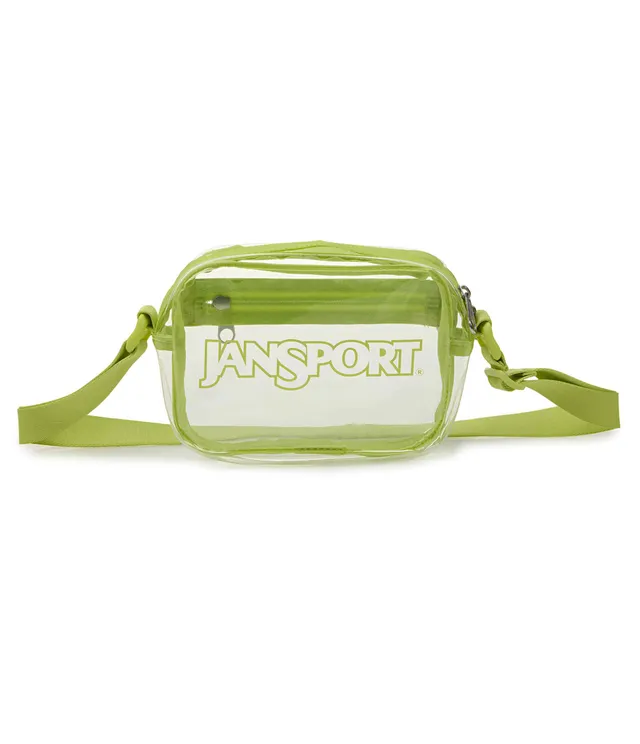 jansport-clear-crossbody-umh-ngetasche-lime-citron-transparent image 1