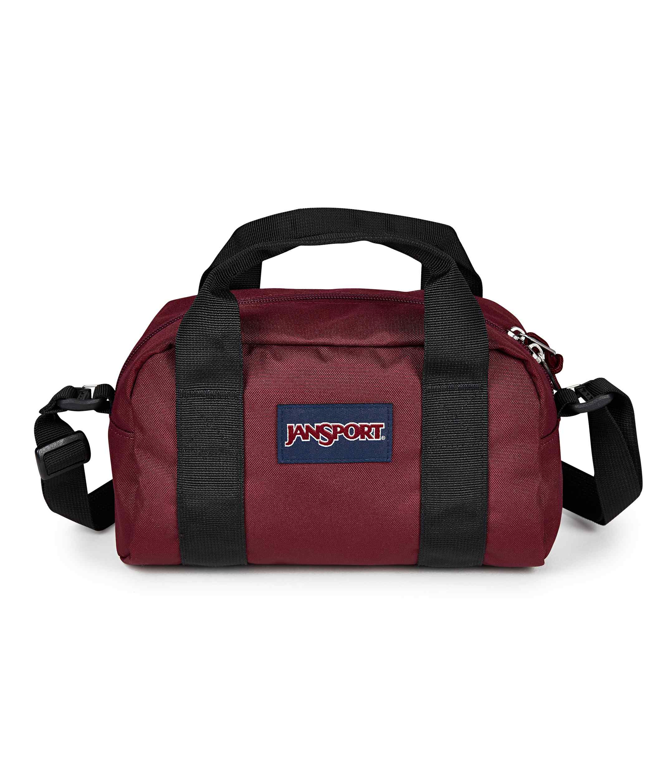 jansport-weekender-mini-duffle-reisetasche-cherry-lacquer-klein image 1