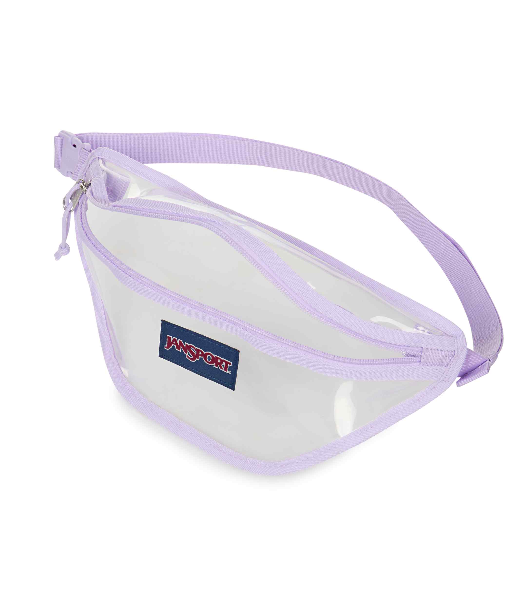 jansport-clear-waistpack-g-rteltasche-pastel-lilac-transparent image 4