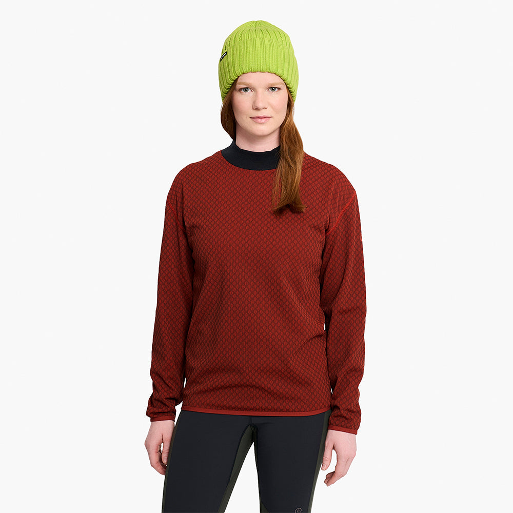 ciele-vlvmockneck-sweatshirt-clay-unisex-merino-itertools image 2