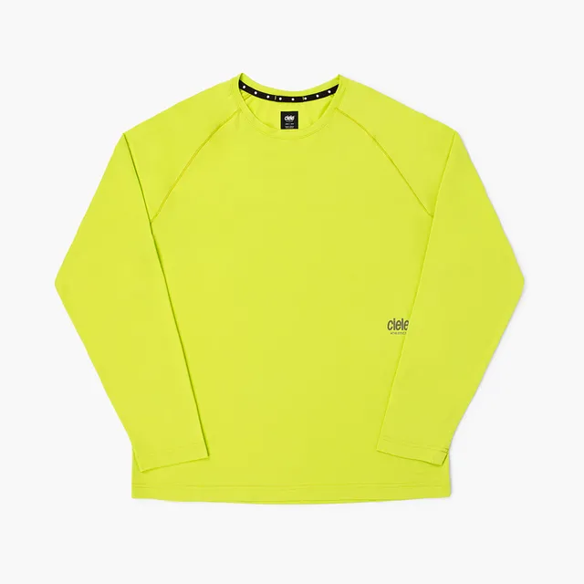 ciele-m-dlylongsleeve-lime-green-laufshirt-langarm image 1