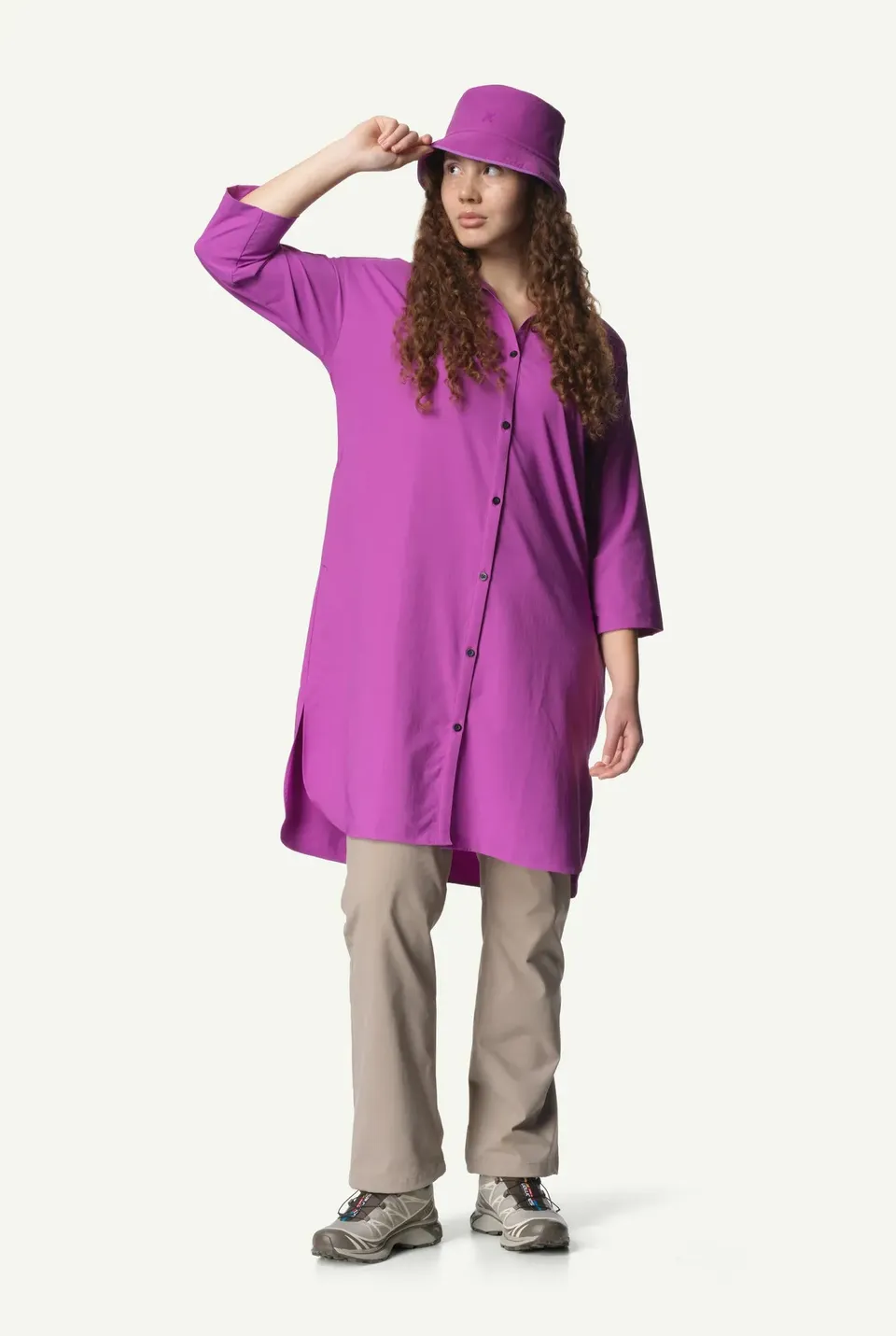 houdini-route-shirt-dress-damen-kleid-cab-red-leicht image 1