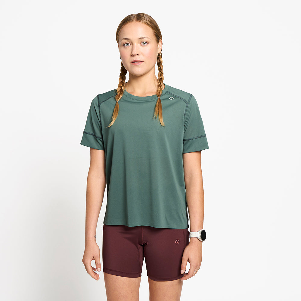 ciele-fsttshirt-laufshirt-silver-pine-damen-kurzarm image 2