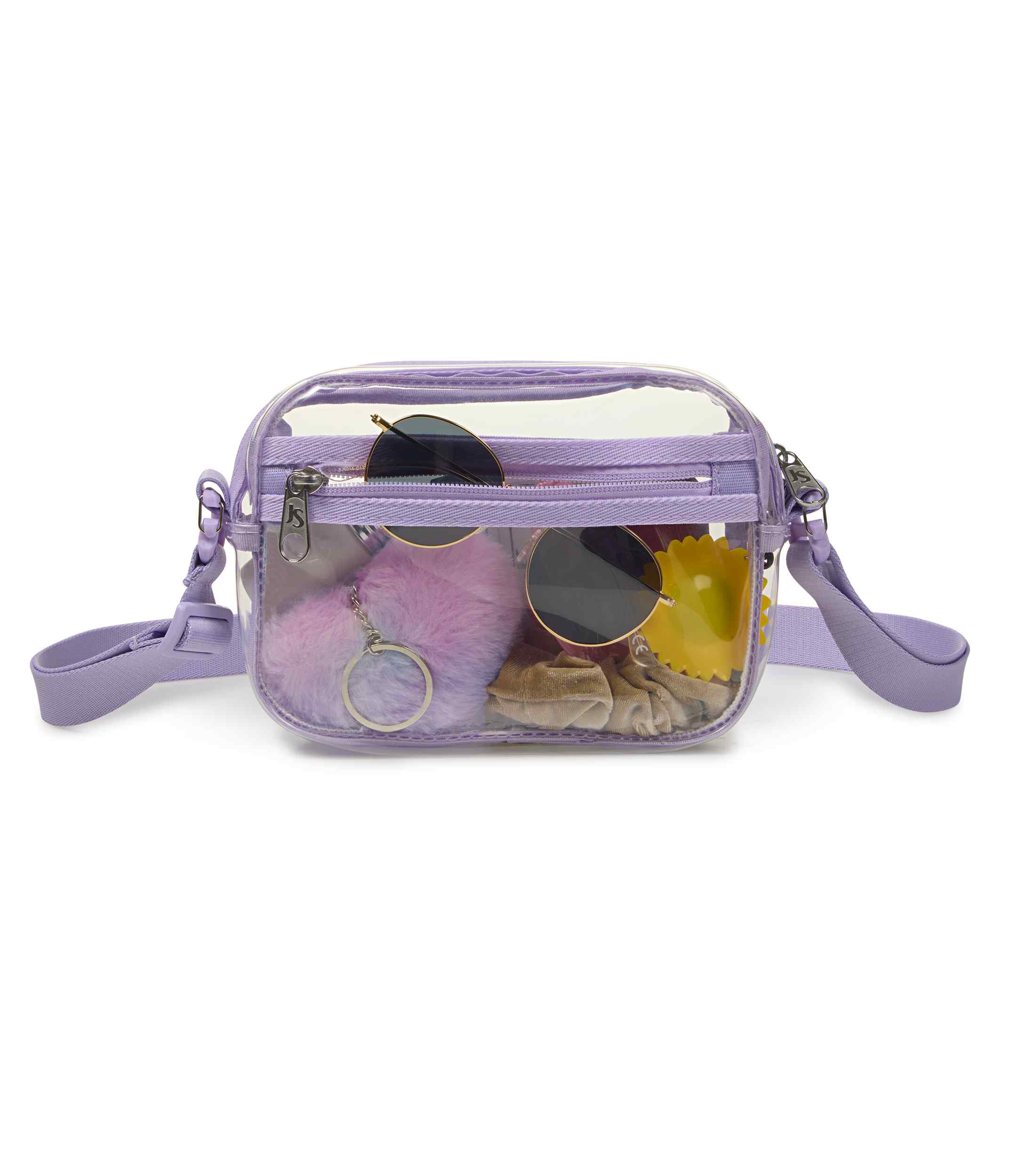 jansport-clear-crossbody-umh-ngetasche-pastel-lilac image 6