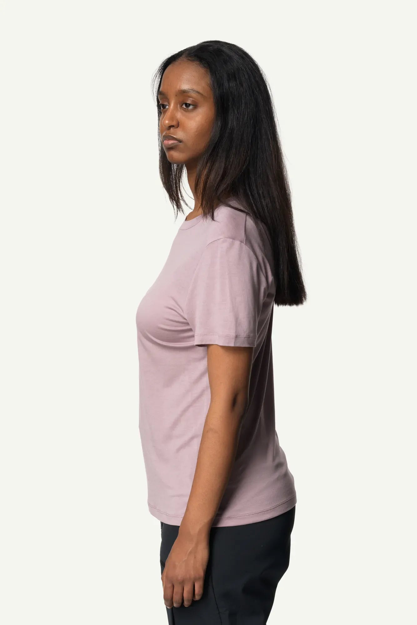 houdini-tree-w-s-tree-tee-damen-t-shirt-powderday-white-tencel image 2