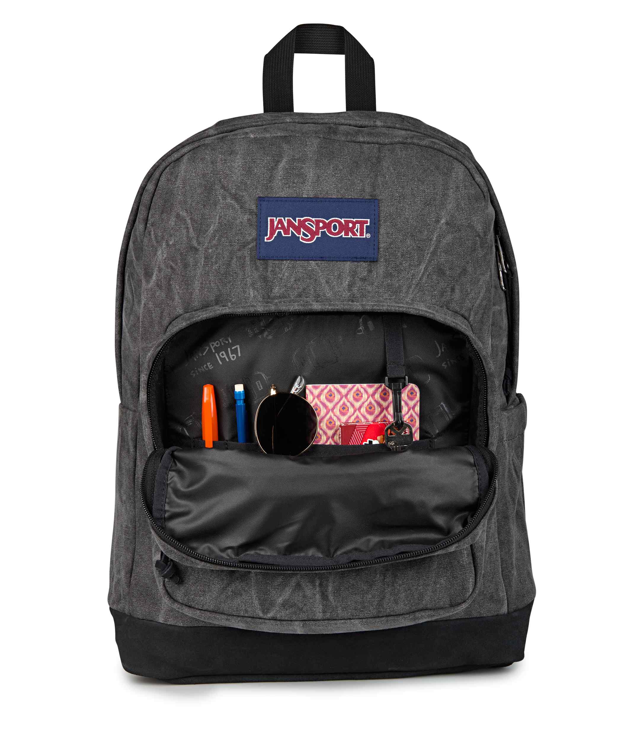 jansport-right-pack-expression-rucksack-aged-canvas-black image 6