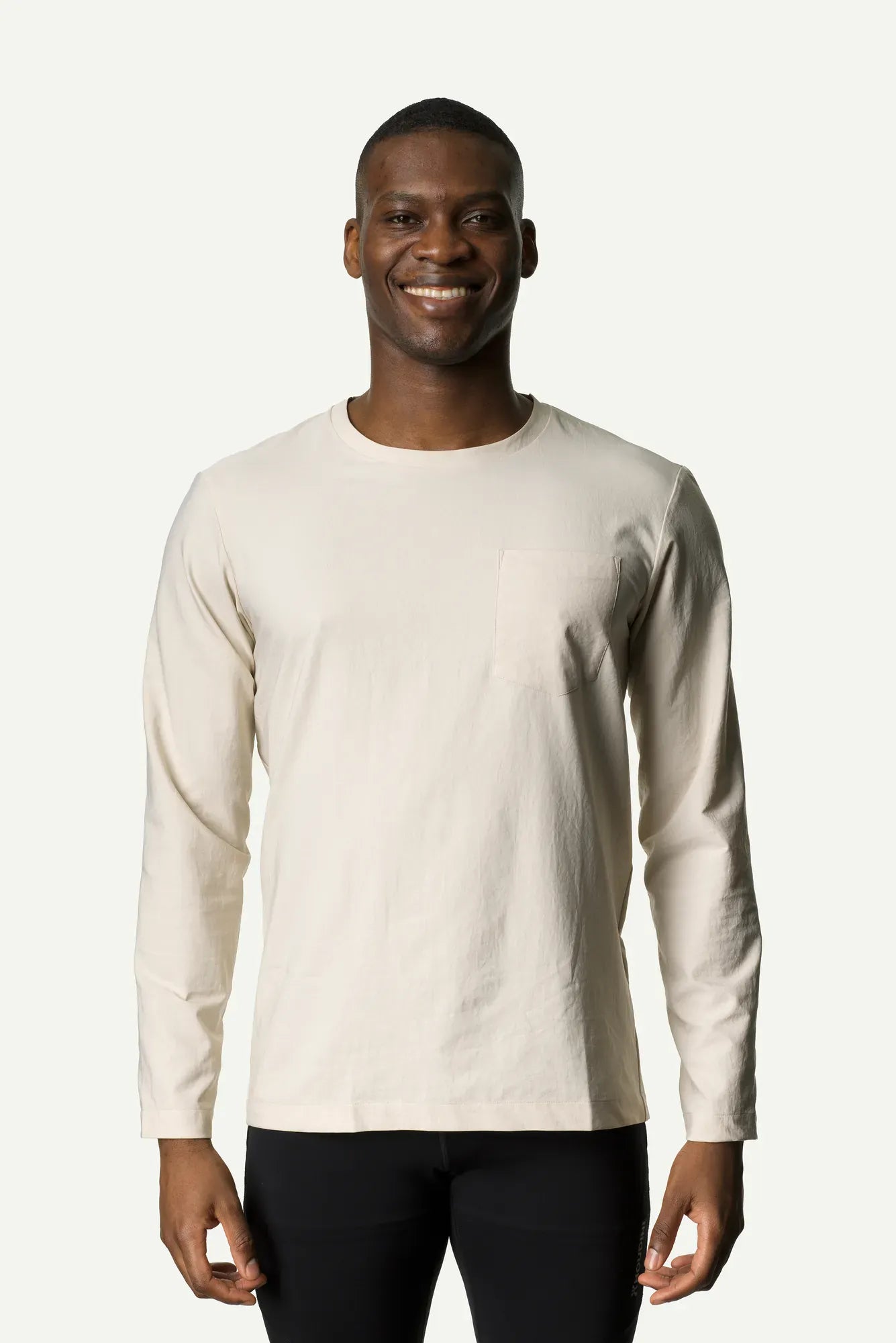 houdini-cover-crew-langarmshirt-herren-foggy-mountain-schnelltrocknend image 1