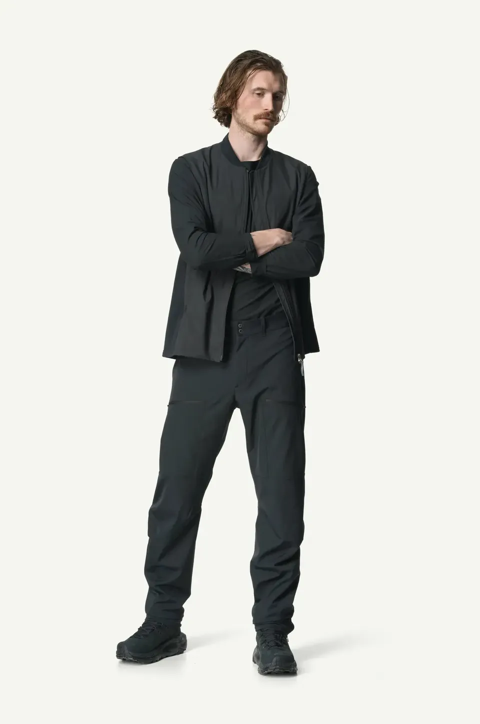 houdini-more-pants-herren-softshellhose-true-black-winddicht image 1