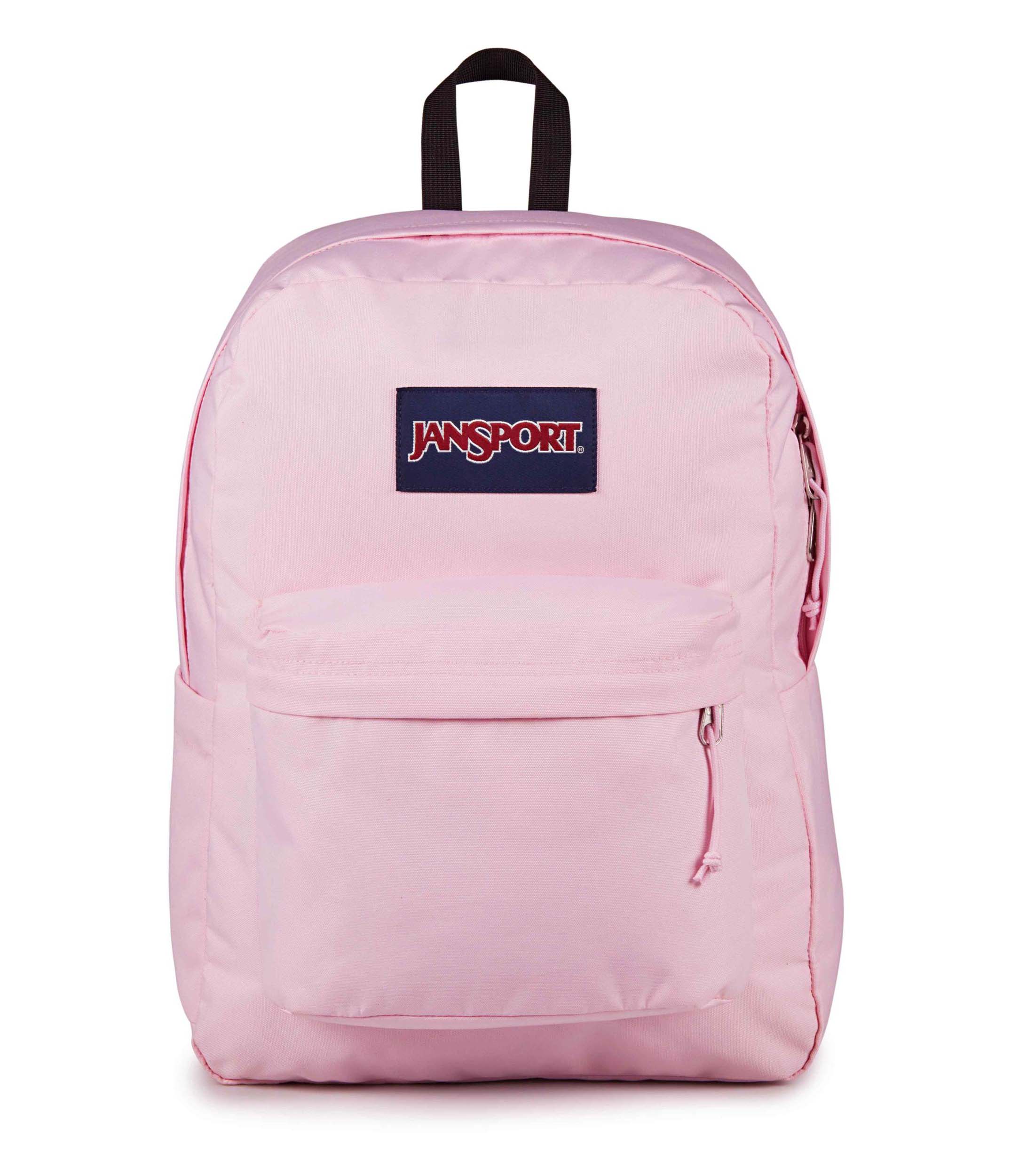 jansport-superbreak-plus-rucksack-pink-ice-laptopfach-leicht image 1