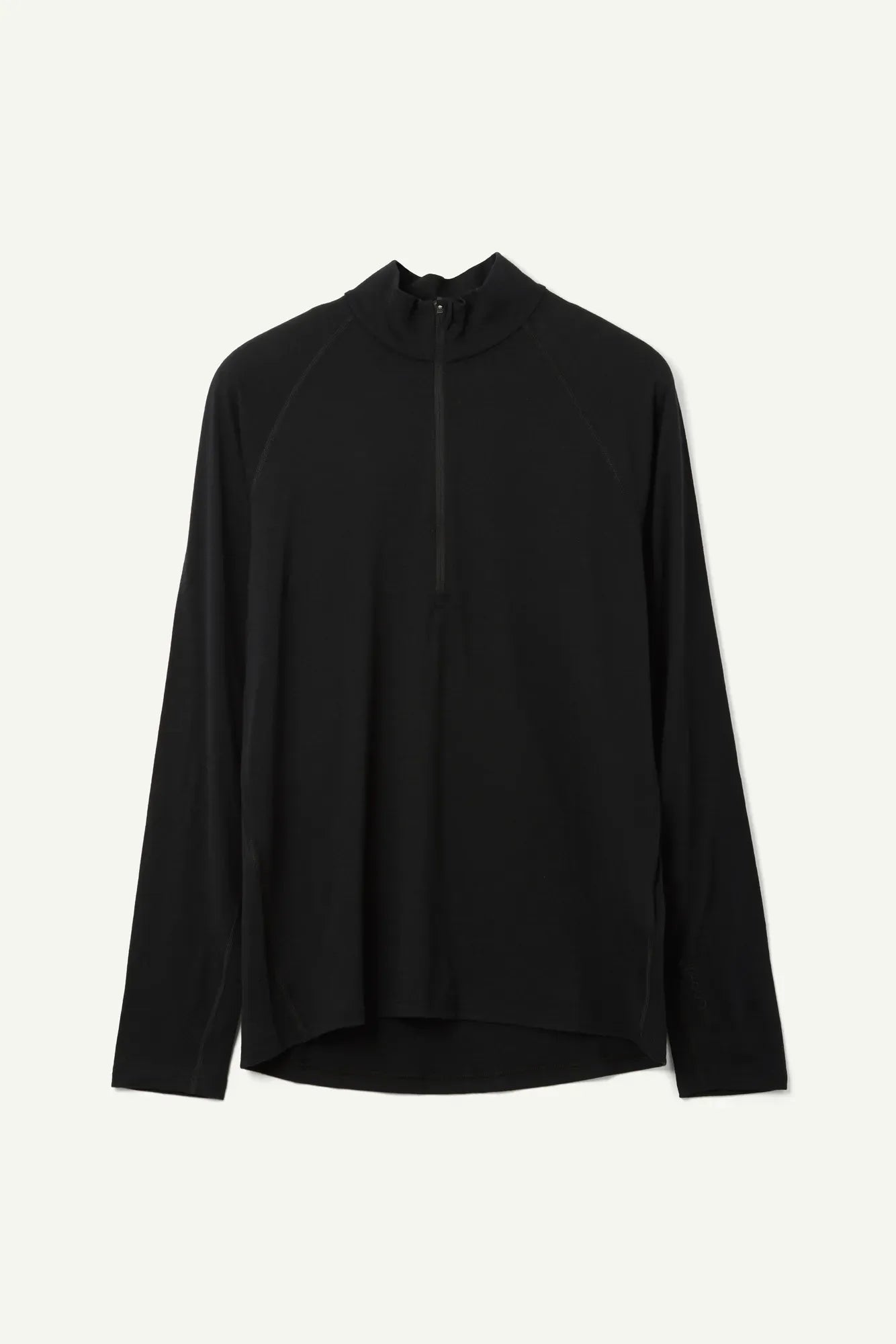 houdini-puremerino-half-zip-herren-merinoshirt-true-black image 2