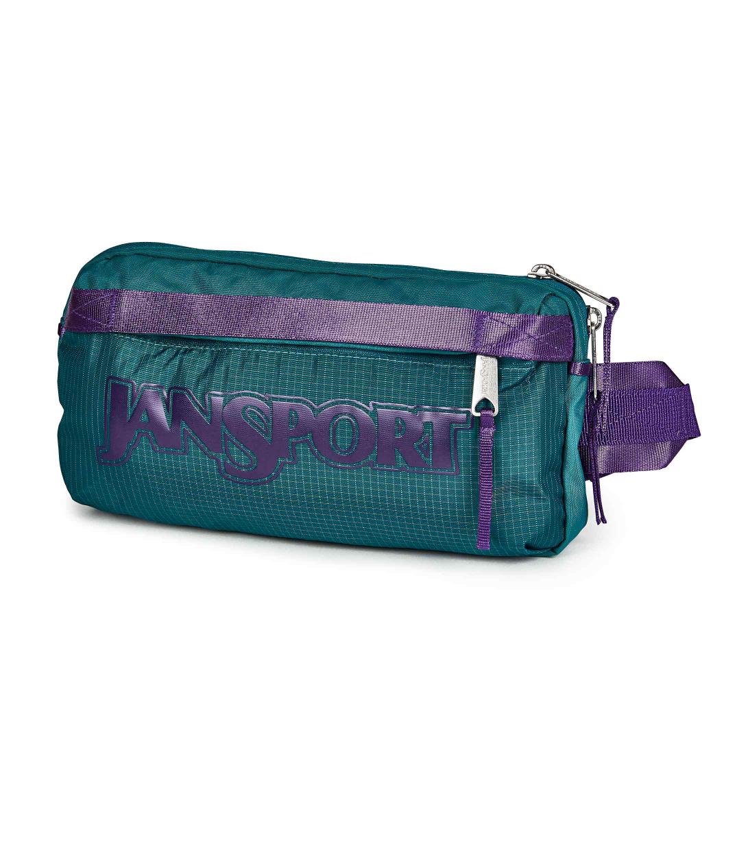 jansport-washington-waistpack-bauchtasche-emerald-pool-retro image 2