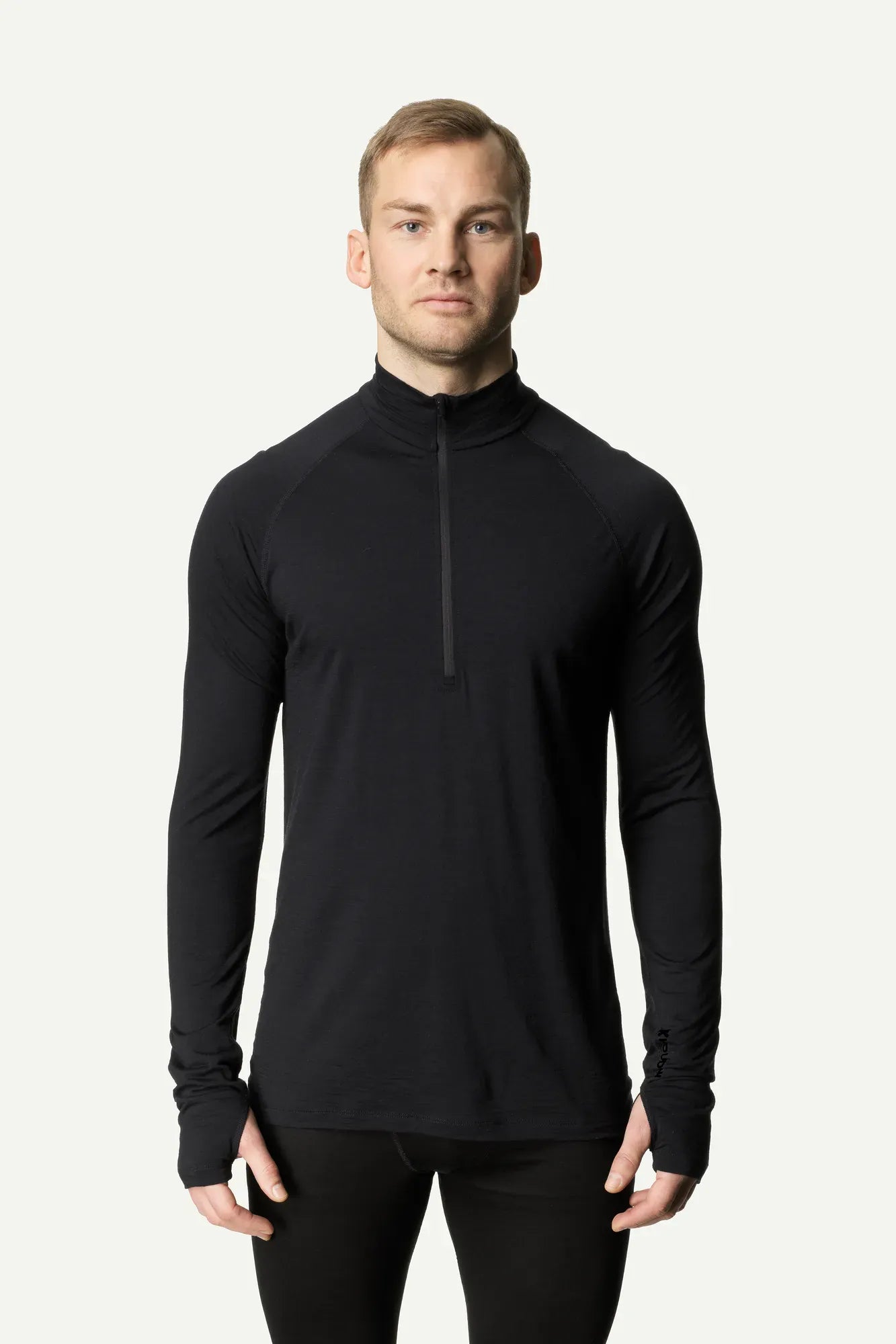houdini-desoli-m-s-desoli-light-half-zip-true-black-merino image 7