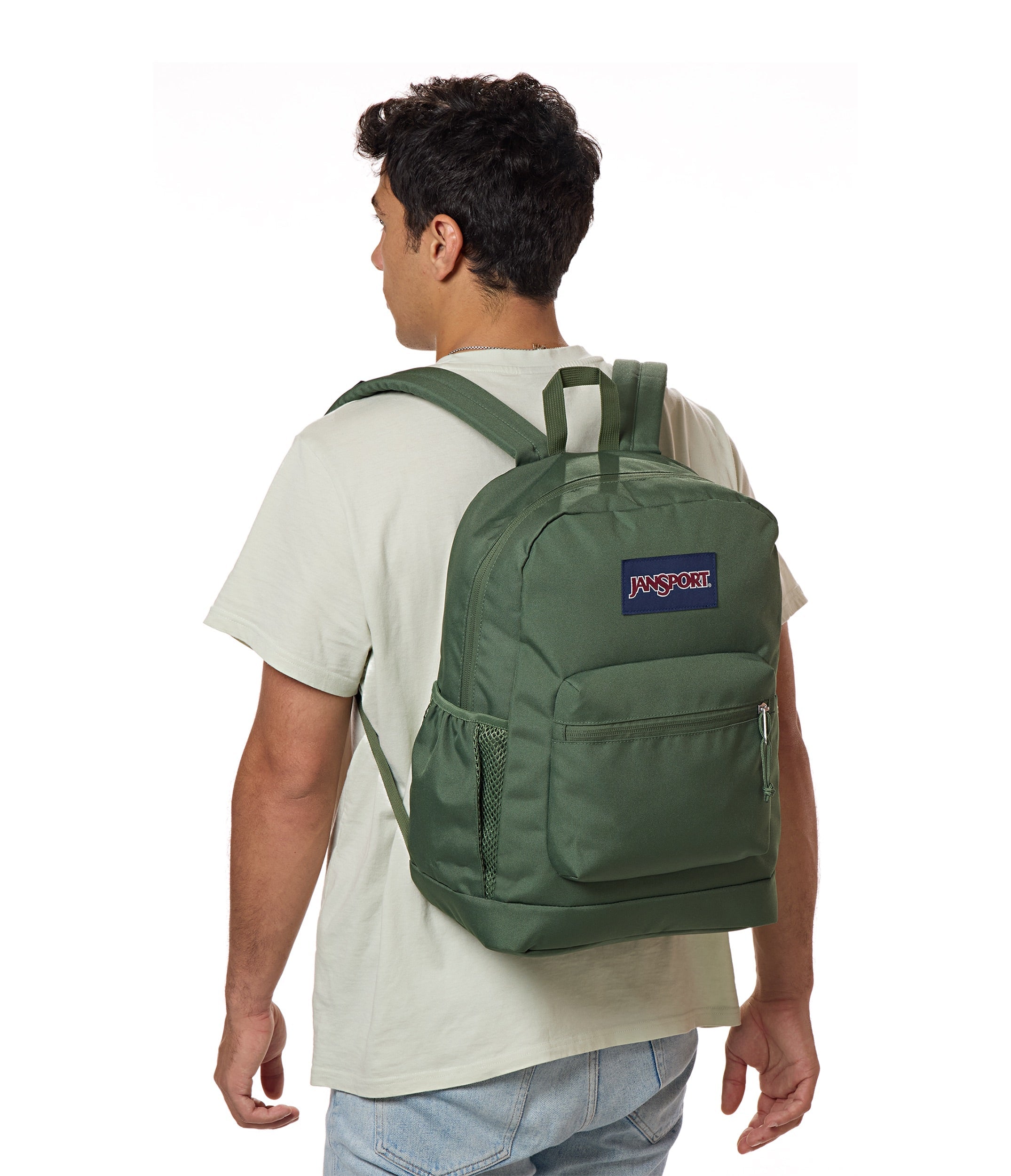 jansport-cross-town-plus-rucksack-laptopfach-cargo-green image 7