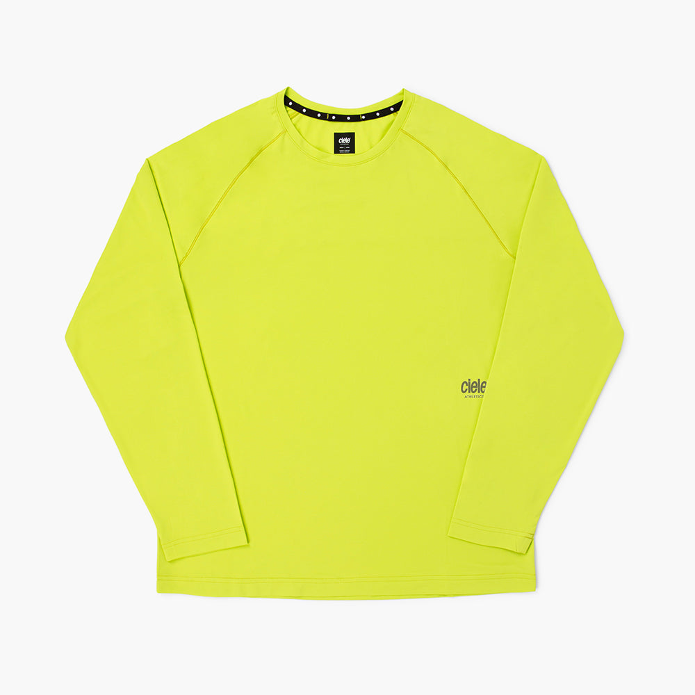 ciele-m-dlylongsleeve-lime-green-laufshirt-langarm image 1