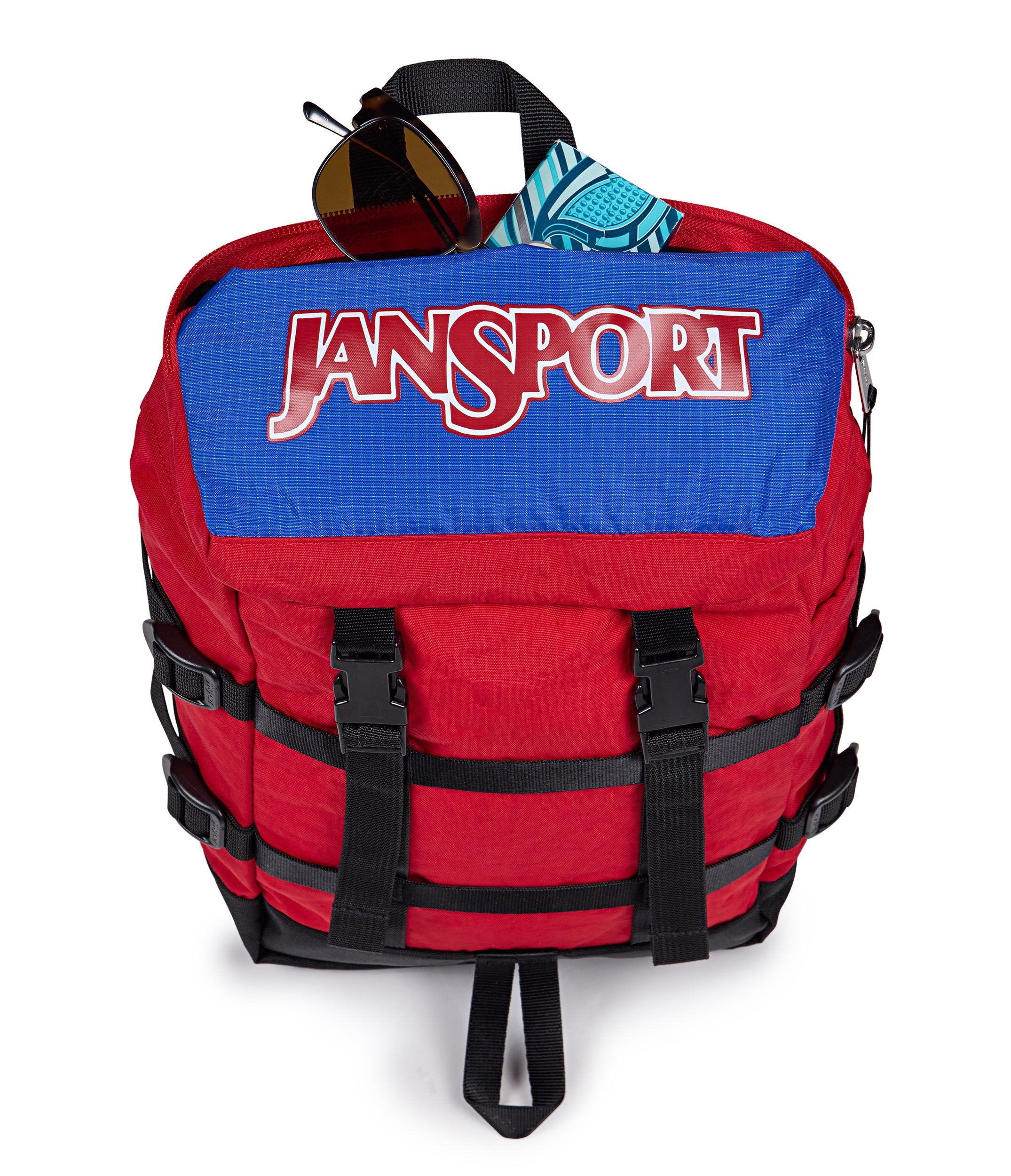 jansport-mini-skip-pack-rucksack-red-tape-mit-flaschenfach image 7
