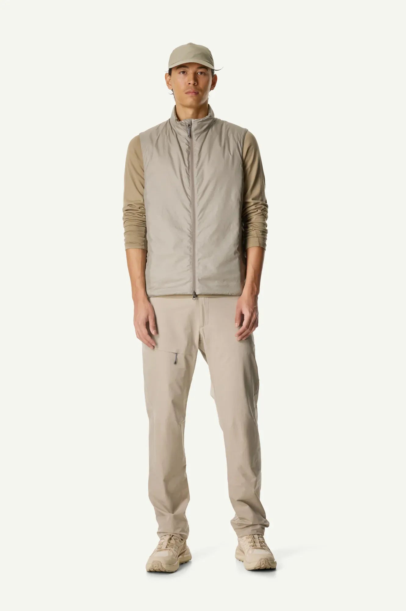 houdini-dunfri-vest-herren-steppweste-sandstorm-primaloft image 1