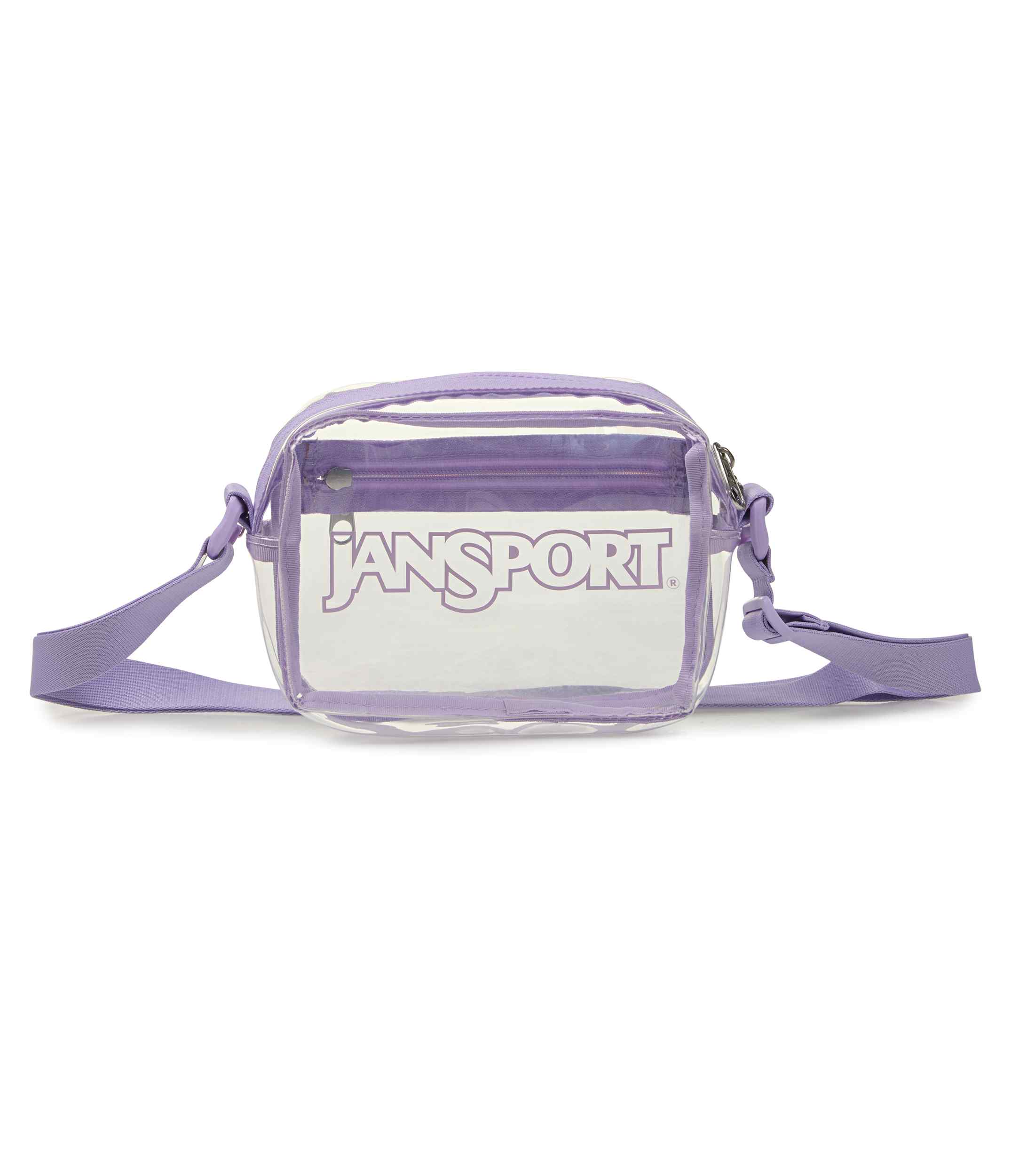 jansport-clear-crossbody-umh-ngetasche-pastel-lilac image 1