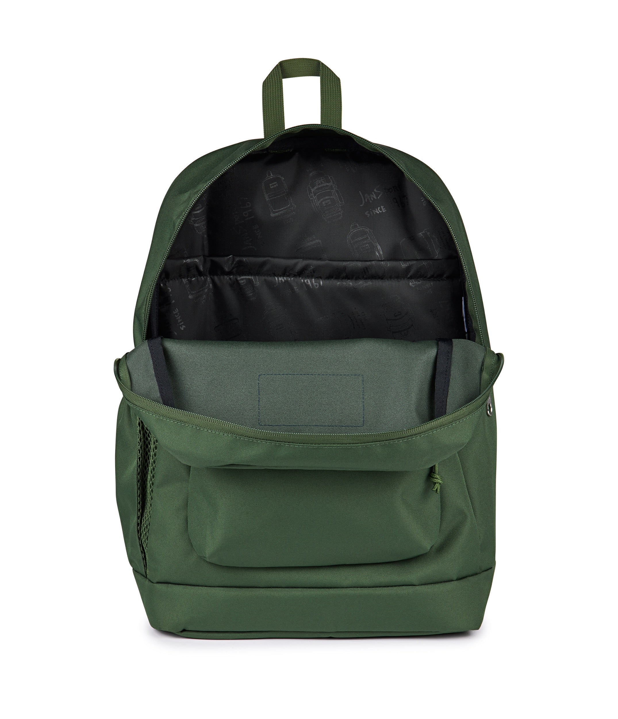 jansport-cross-town-plus-rucksack-laptopfach-cargo-green image 3
