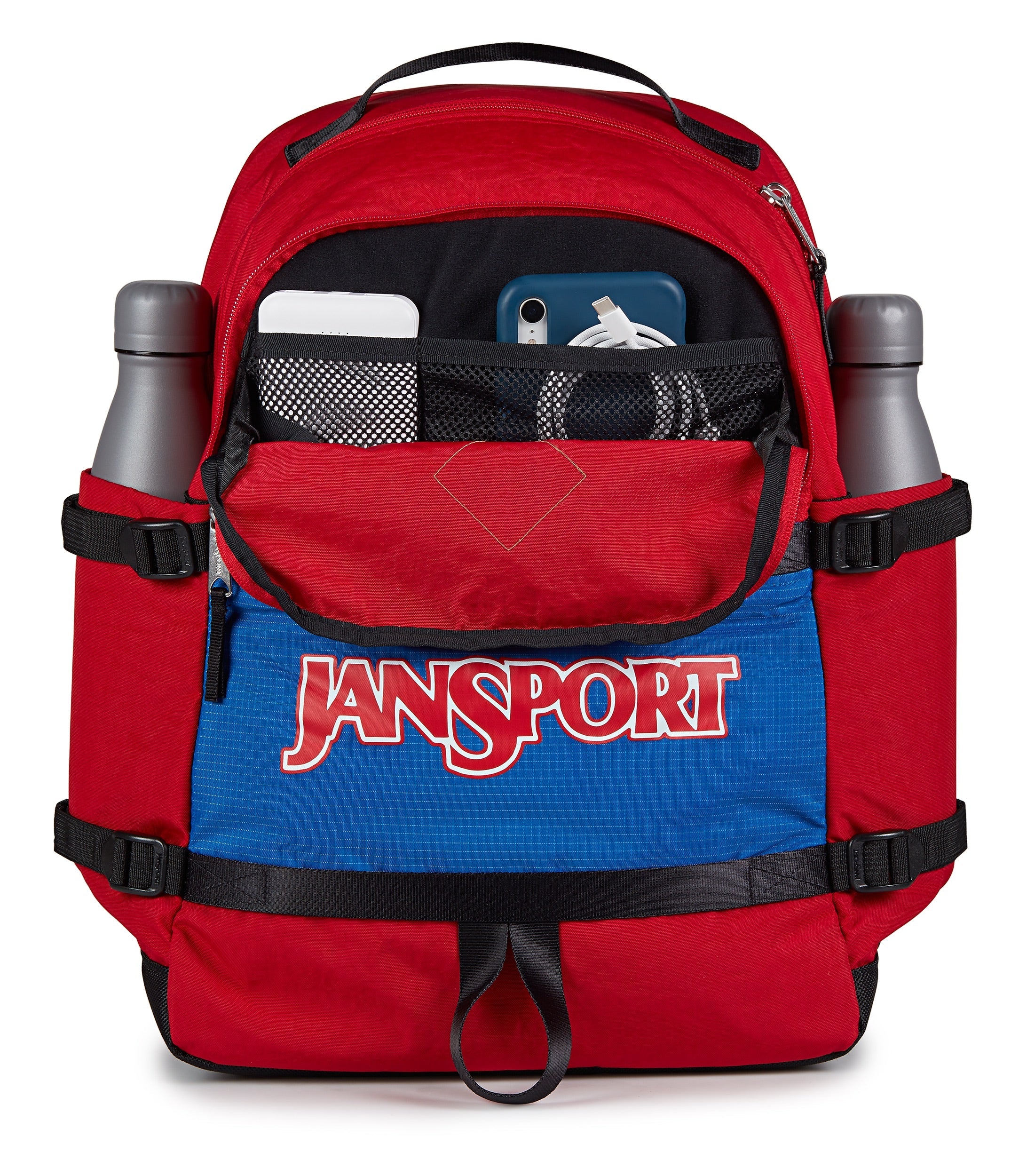 jansport-small-seattle-pack-rucksack-red-tape-laptop image 5