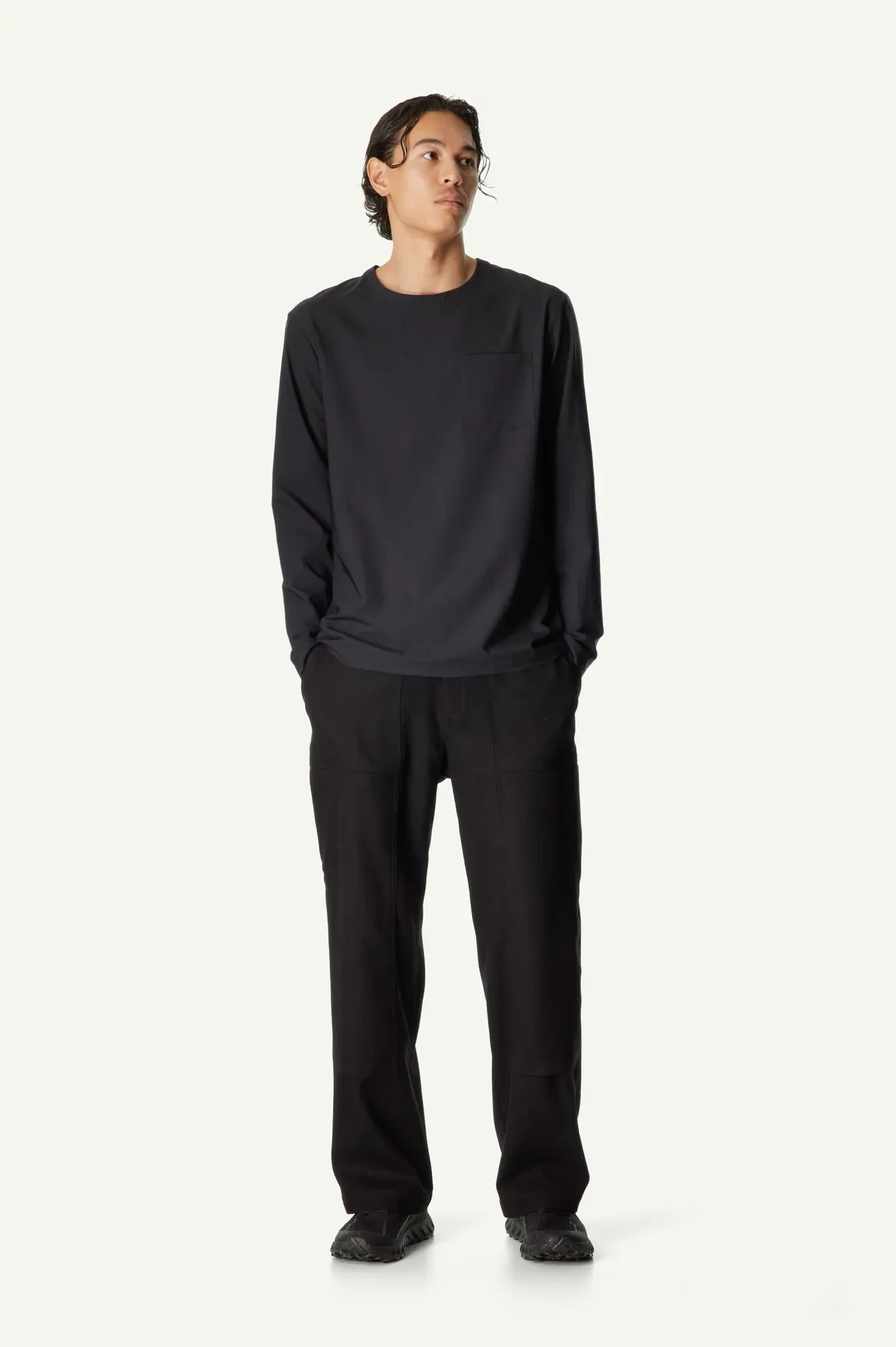 houdini-work-hard-m-s-work-hard-pants-hose-true-black-wolle image 7