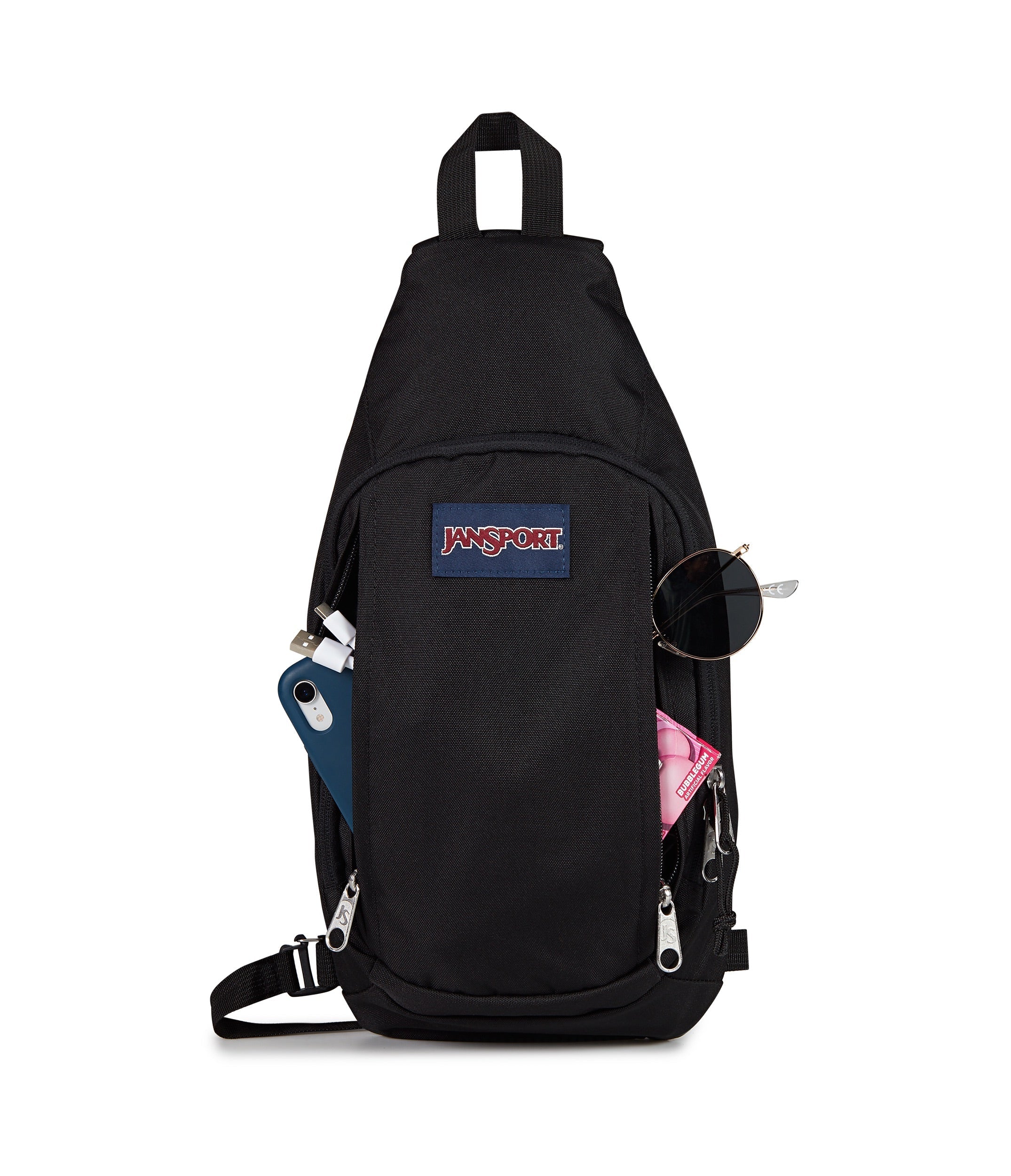 jansport-move-sling-umh-ngetasche-schwarz-mit-schl-sselhaken image 4