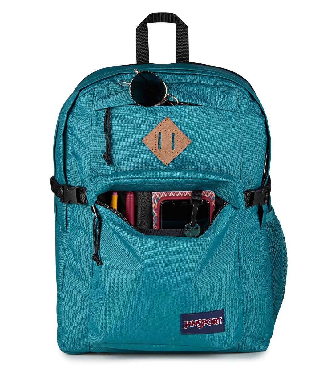jansport-main-campus-rucksack-emerald-pool-laptop image 8