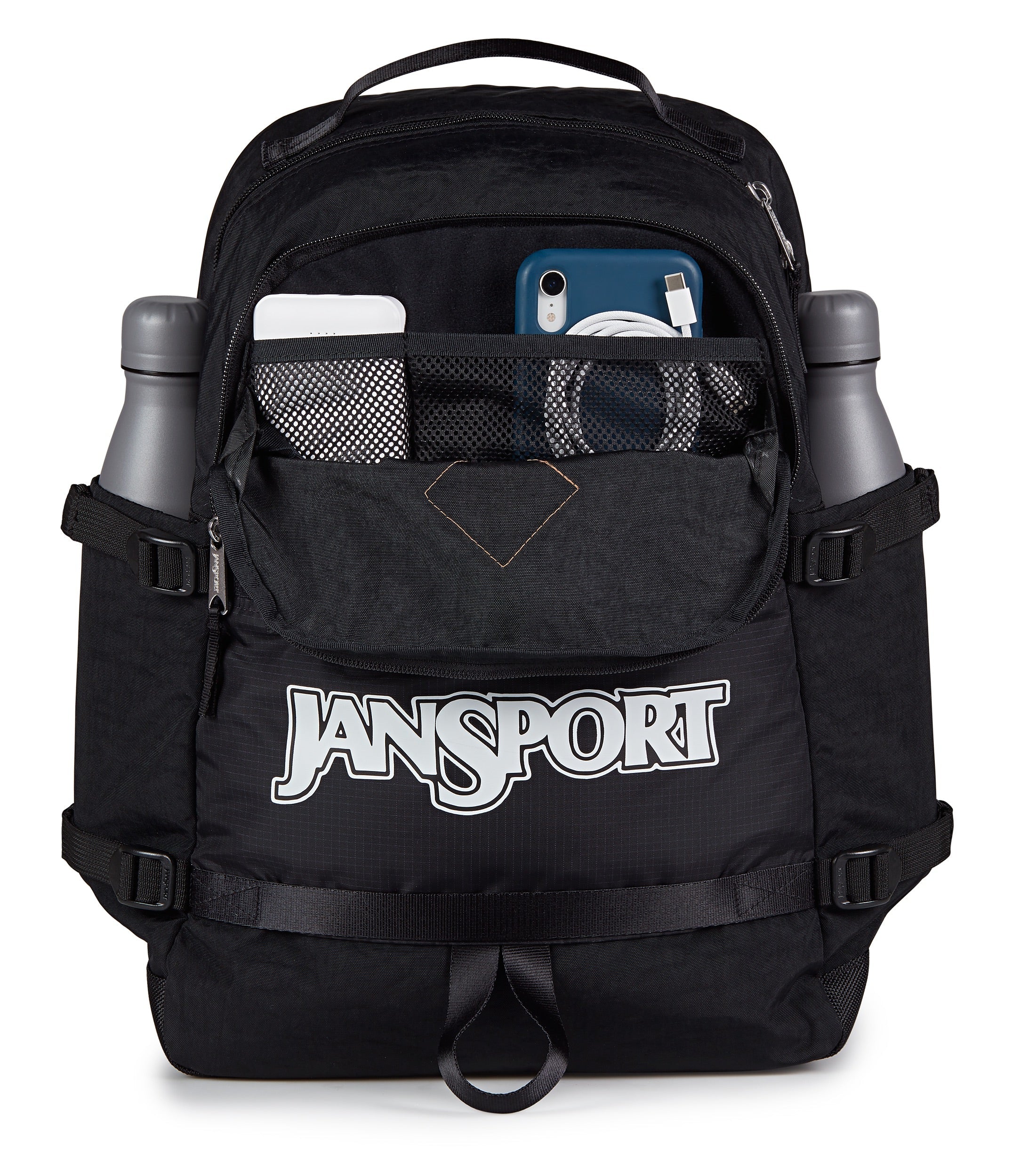 jansport-small-seattle-pack-rucksack-schwarz-retro-laptopfach image 5