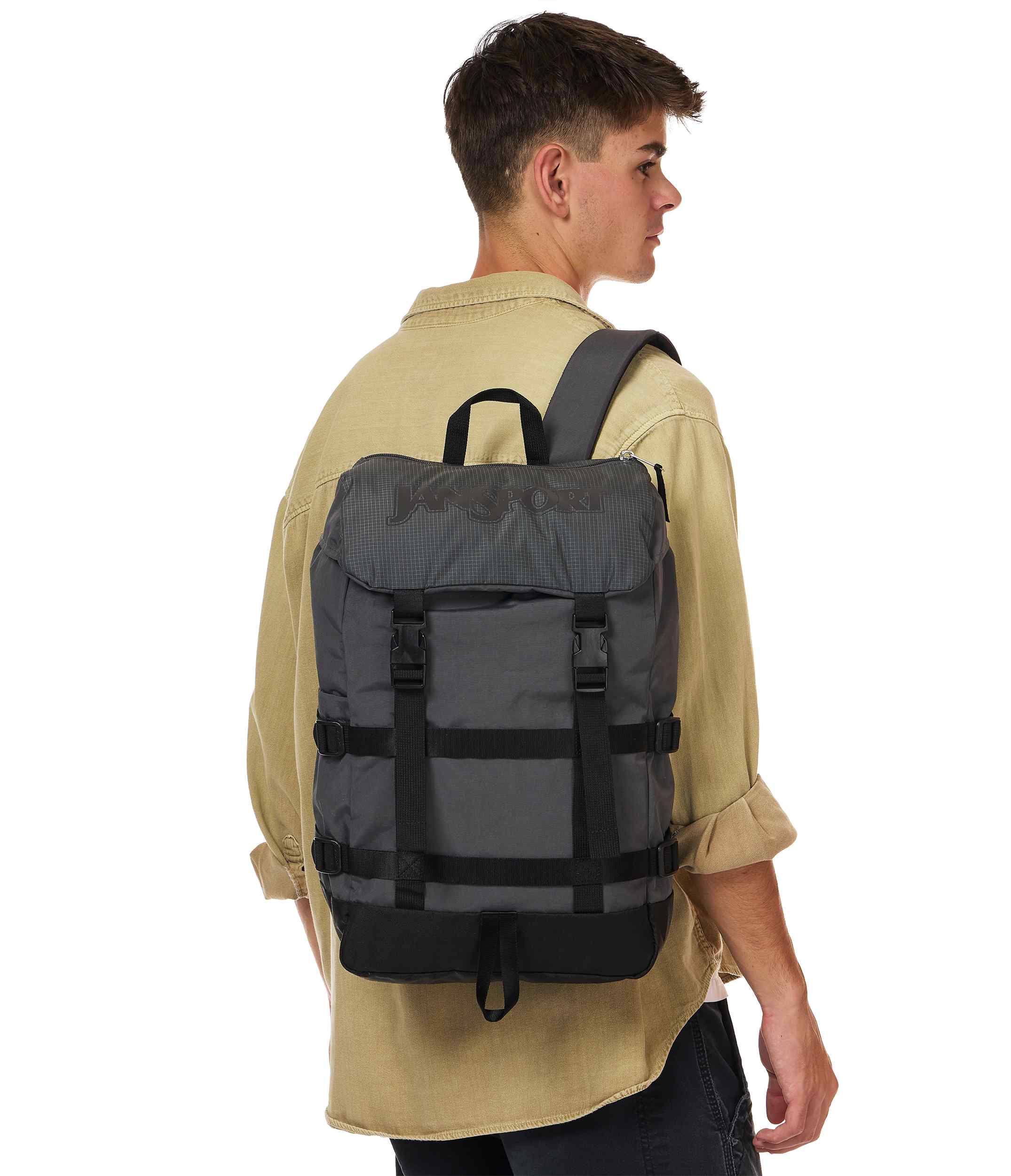 jansport-skip-pack-rucksack-smokey-grit-laptopfach image 3