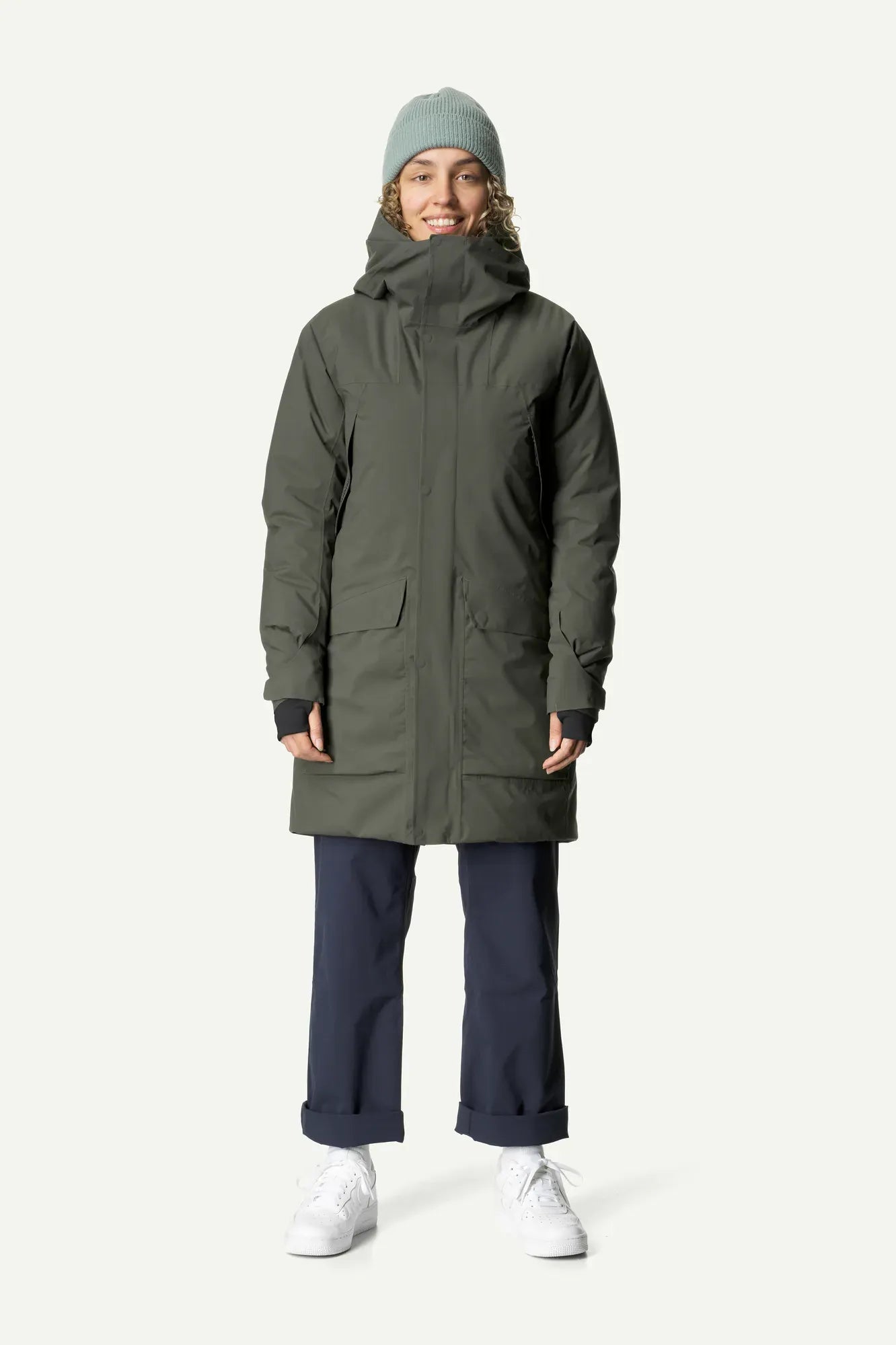houdini-fall-in-parka-damen-parka-true-black-m-warm image 1