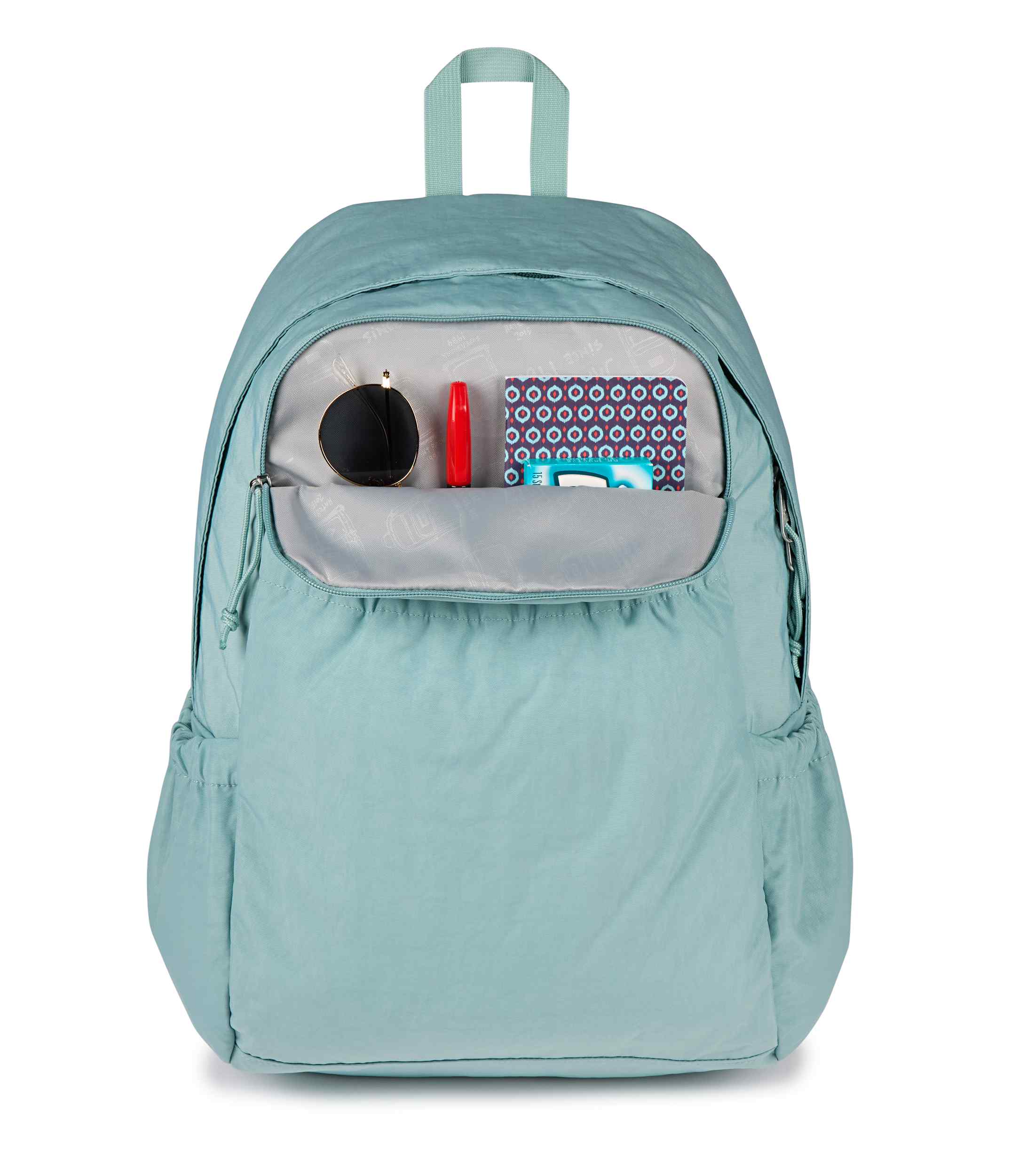 jansport-slouch-pack-rucksack-faded-sage-mit-flaschenfach image 7