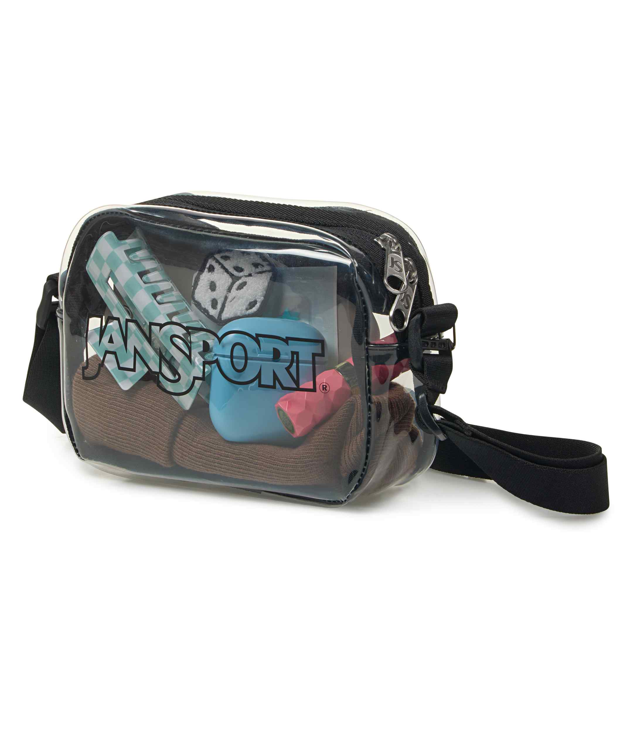 jansport-clear-crossbody-umh-ngetasche-transparent image 5