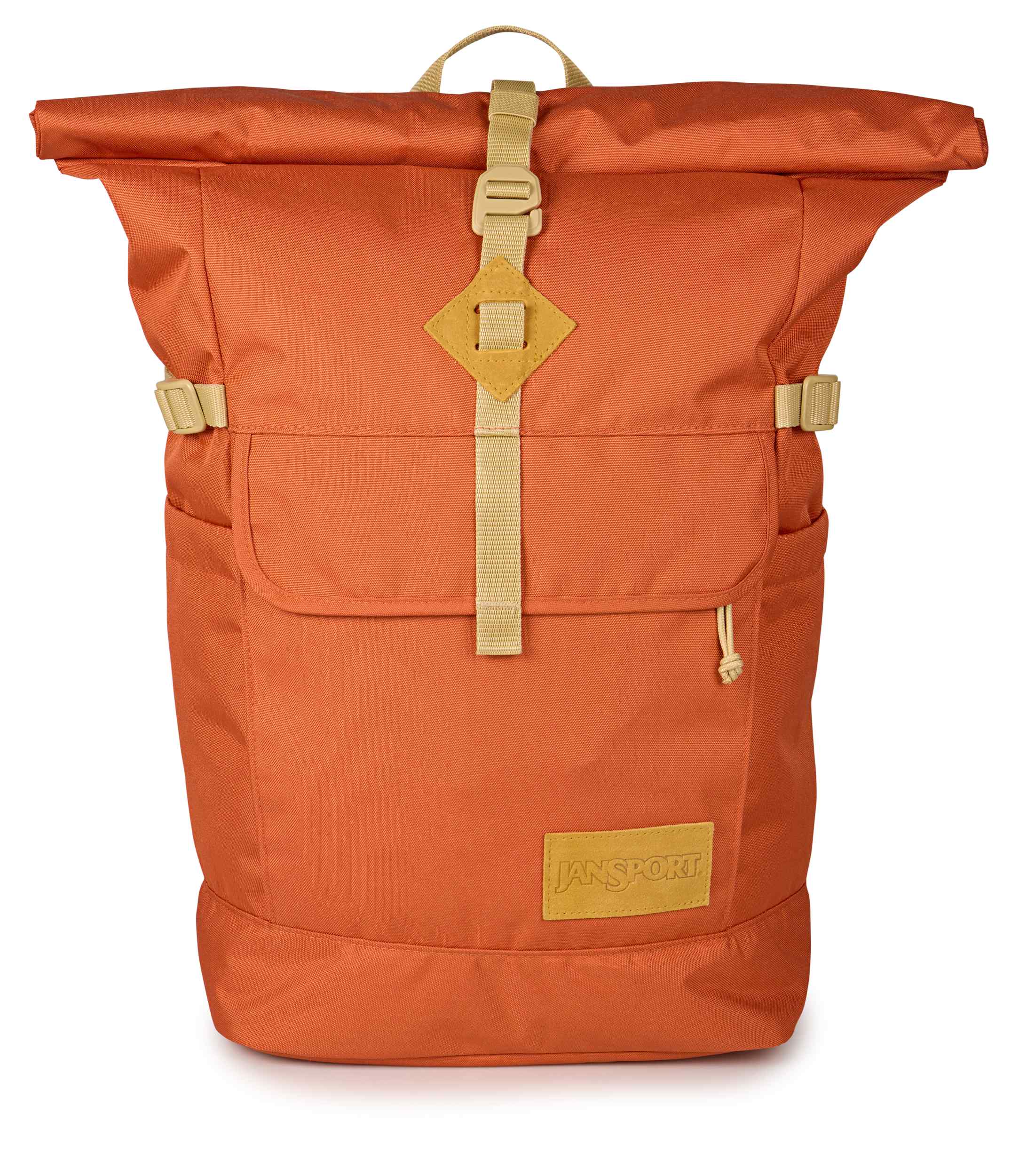 jansport-hatchet-rolltop-rucksack-dune-rot-mit-laptopfach image 1