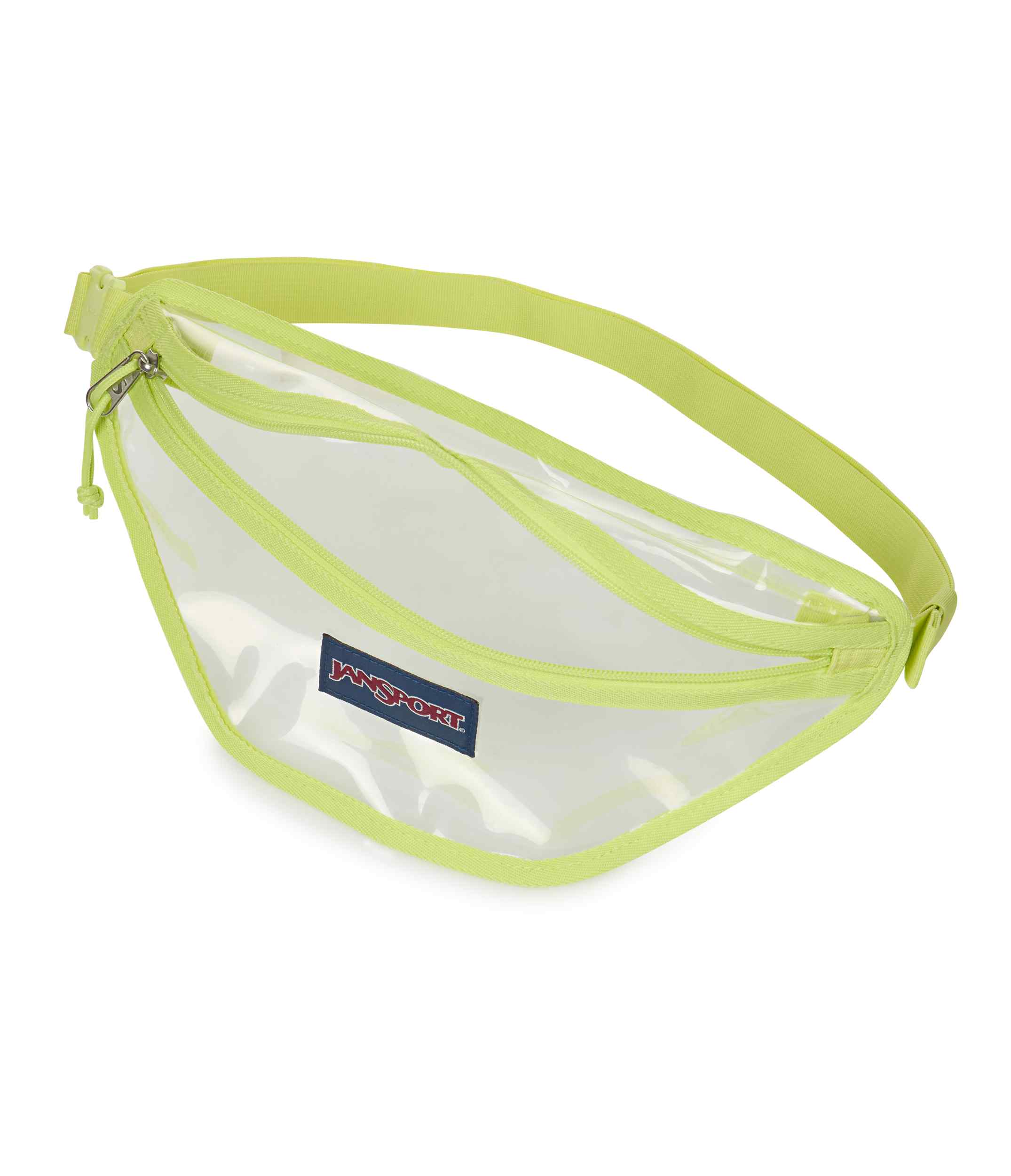 jansport-clear-waistpack-bauchtasche-lime-citron-transparent image 4