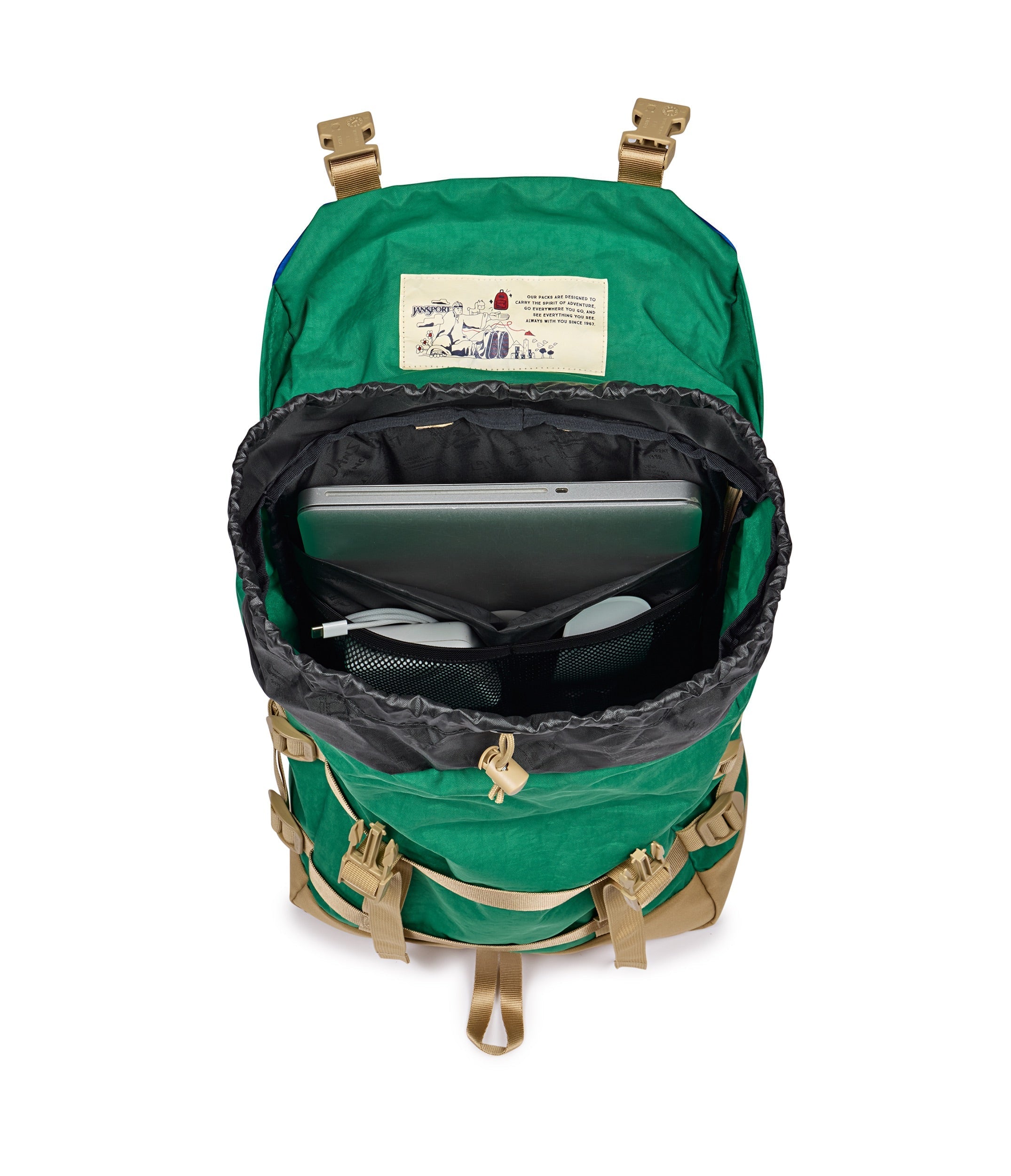 jansport-skip-pack-rucksack-jelly-kelly-laptopfach-retro image 5