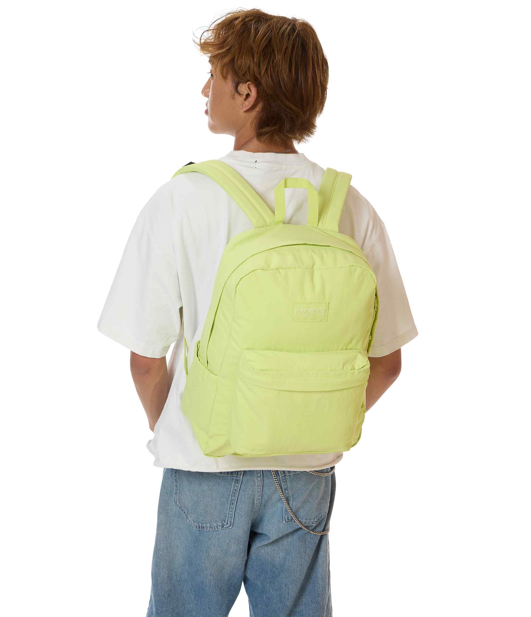 jansport-superbreak-plus-fx-rucksack-lime-citron-laptopfach image 8