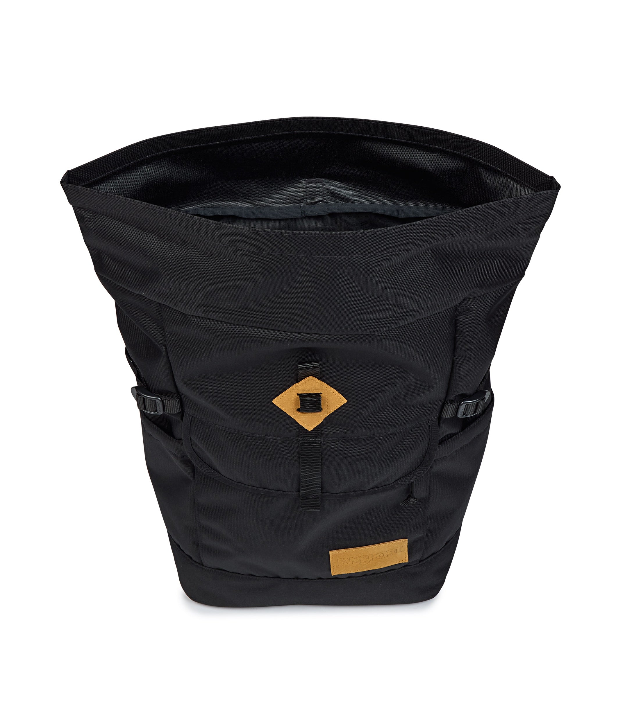 jansport-hatchet-rolltop-rucksack-schwarz-mit-laptopfach image 3