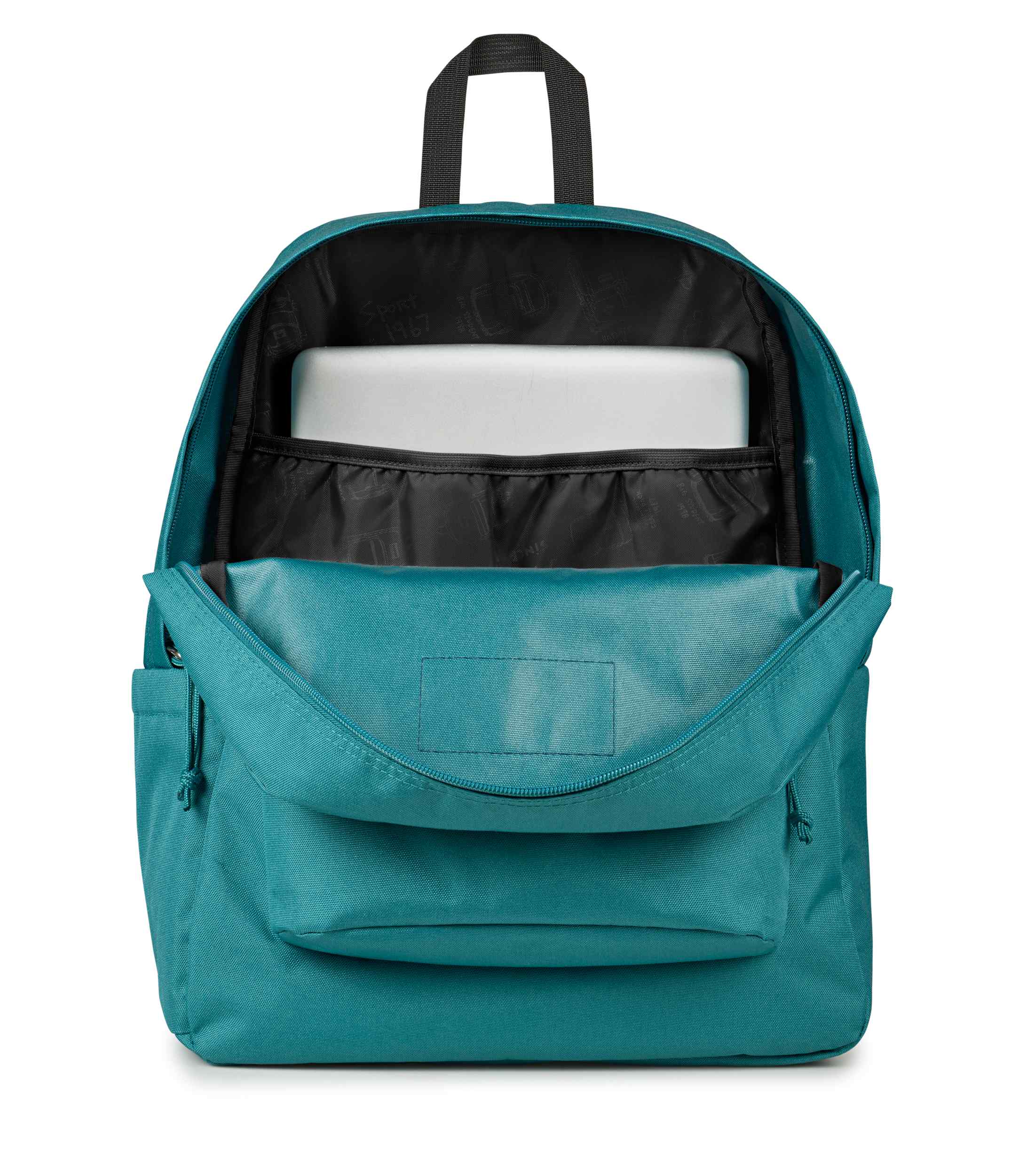 jansport-superbreak-plus-rucksack-emerald-pool-laptop image 6