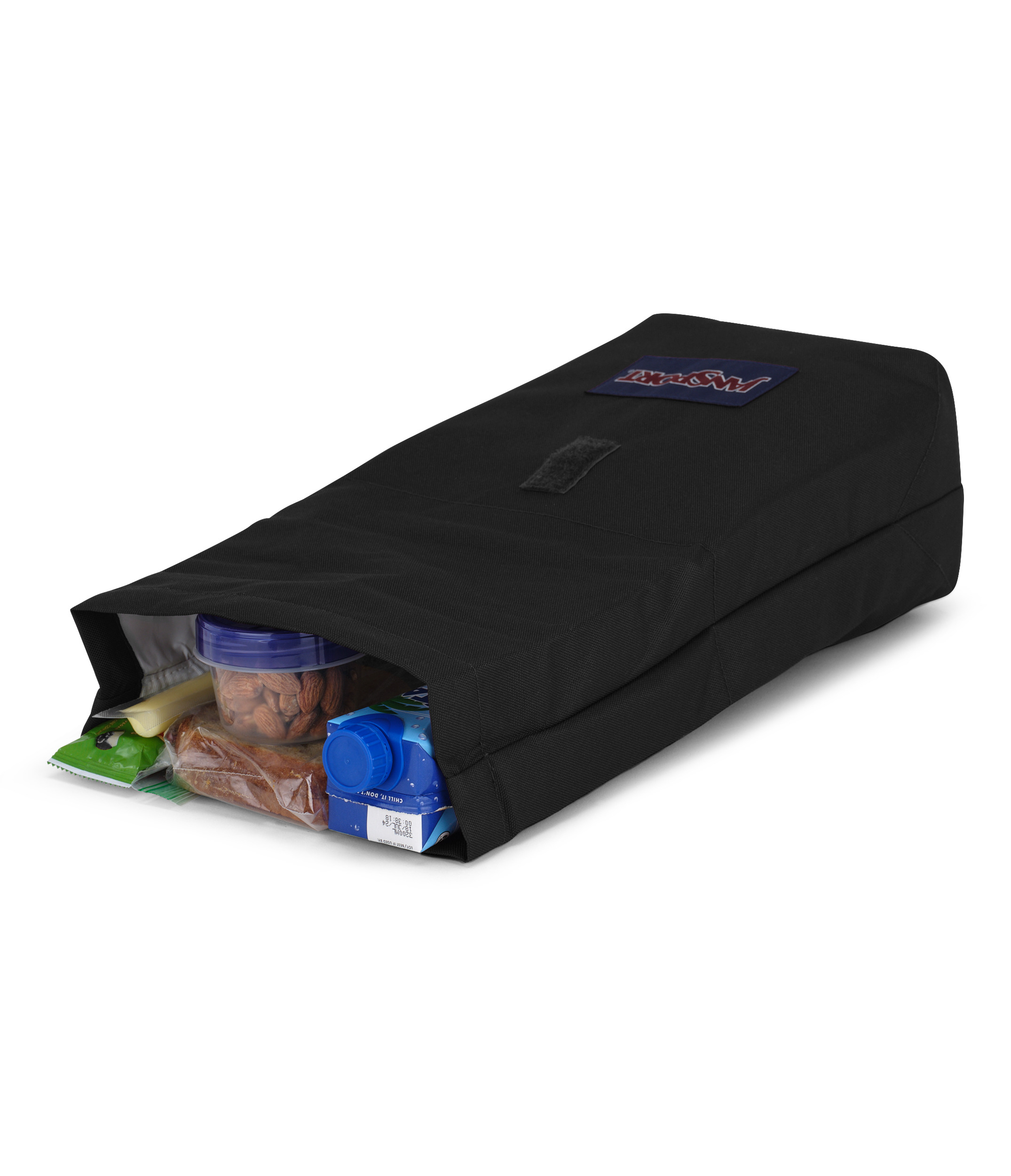 jansport-snack-attack-lunchtasche-schwarz-isoliert image 3